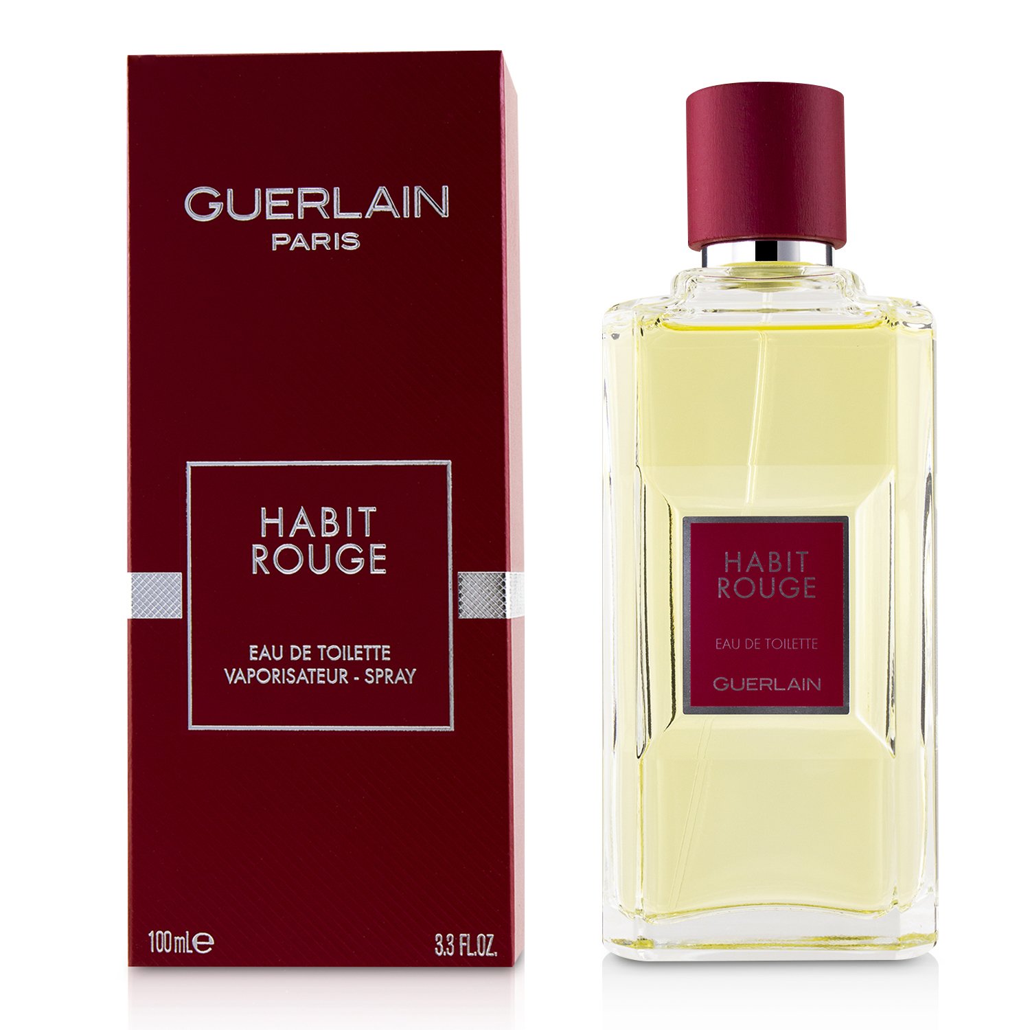 Guerlain Habit Rouge Eau De Toilette Spray 100ml/3.3oz