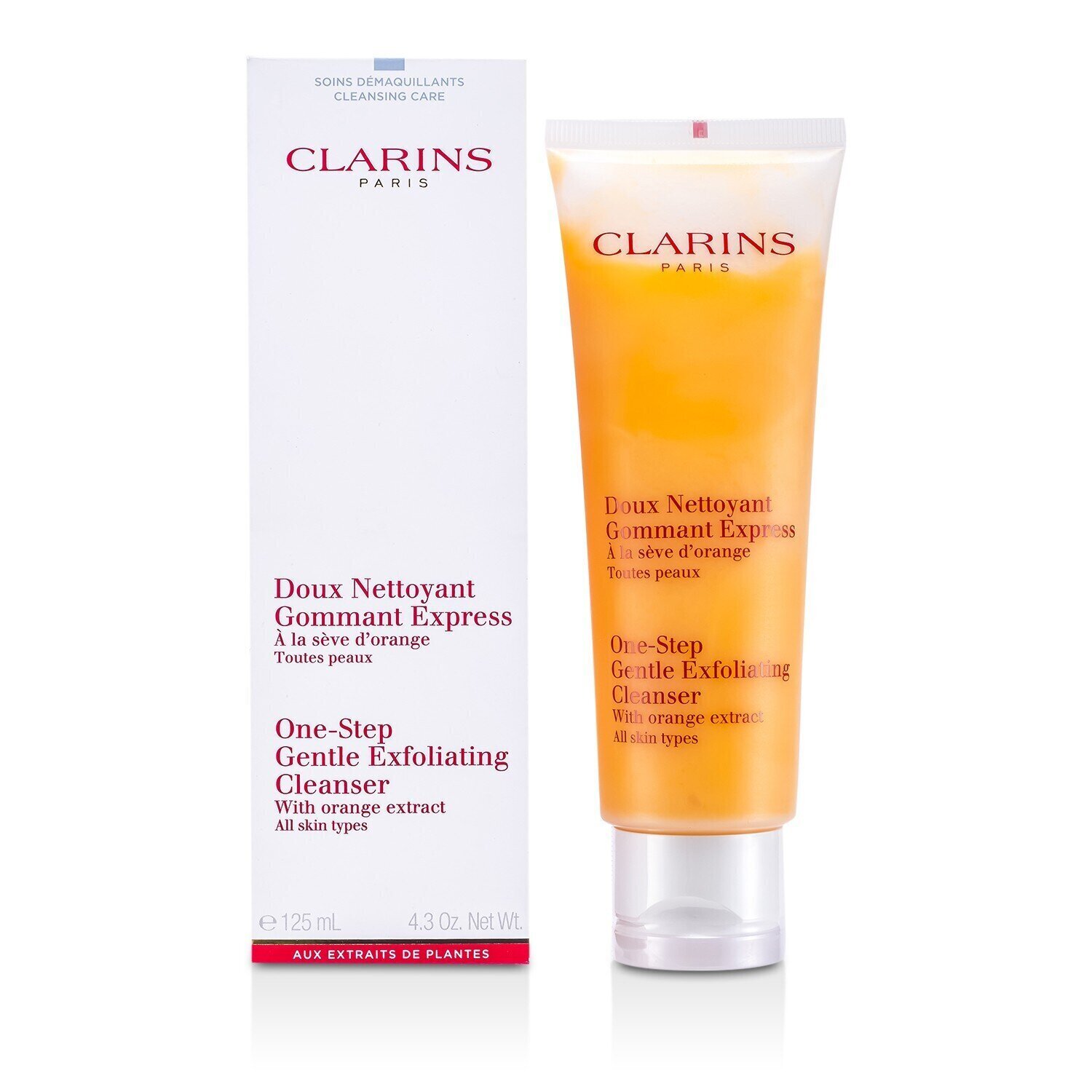 Clarins One Step منظف ومقشر لطيف 125ml/4.2oz