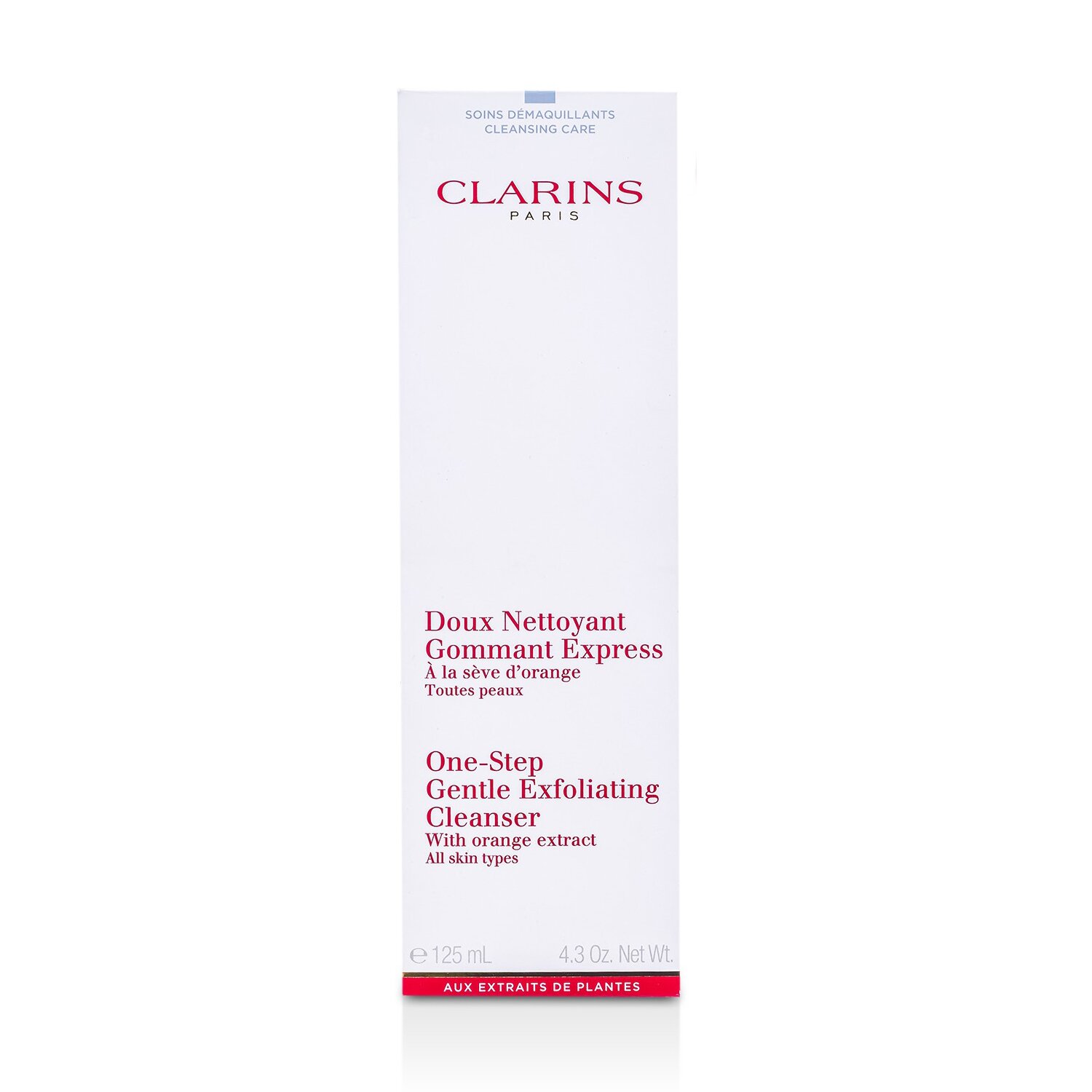 Clarins One Step منظف ومقشر لطيف 125ml/4.2oz