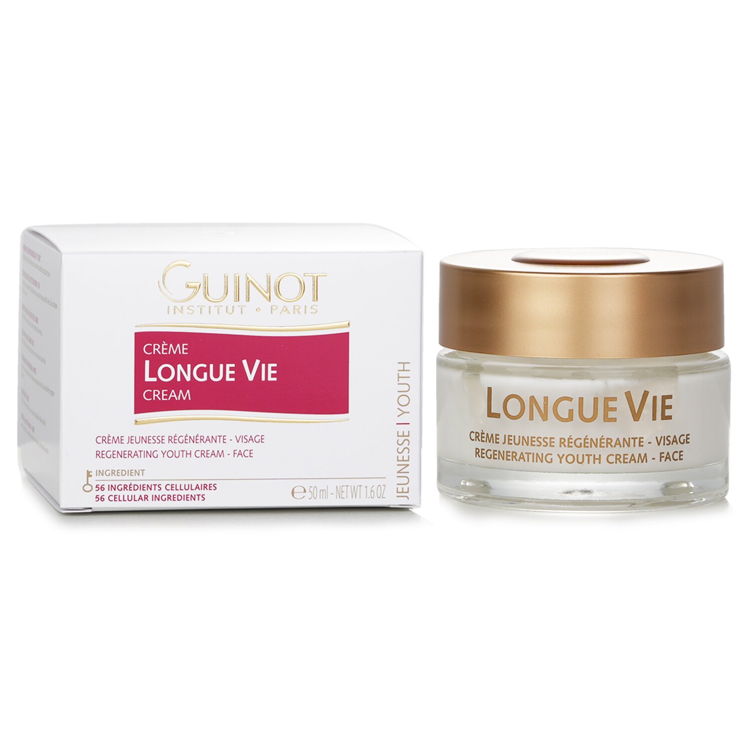 Guinot ครีมฟื้นฟูความอ่อนเยาว์ (56 Actifs Cellulaires ) 50ml/1.6oz