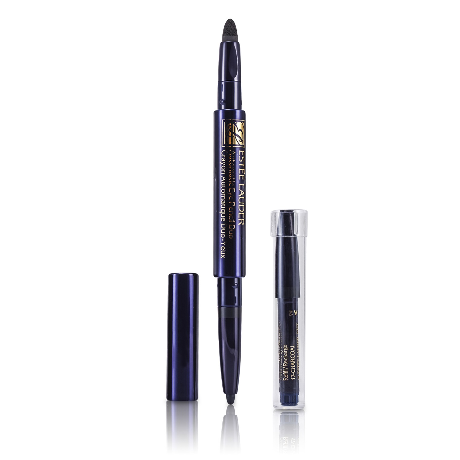 Estee Lauder ดินสอเขียนคิ้ว Automatic Eye Pencil Duo W/Smudger & Refill 0.2g/0.01oz