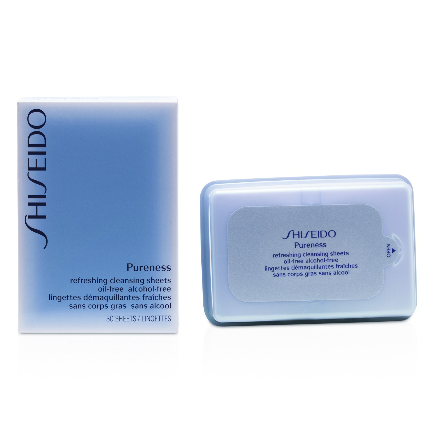 Shiseido Pureness Refrescante Cleansing Sheet 30pcs