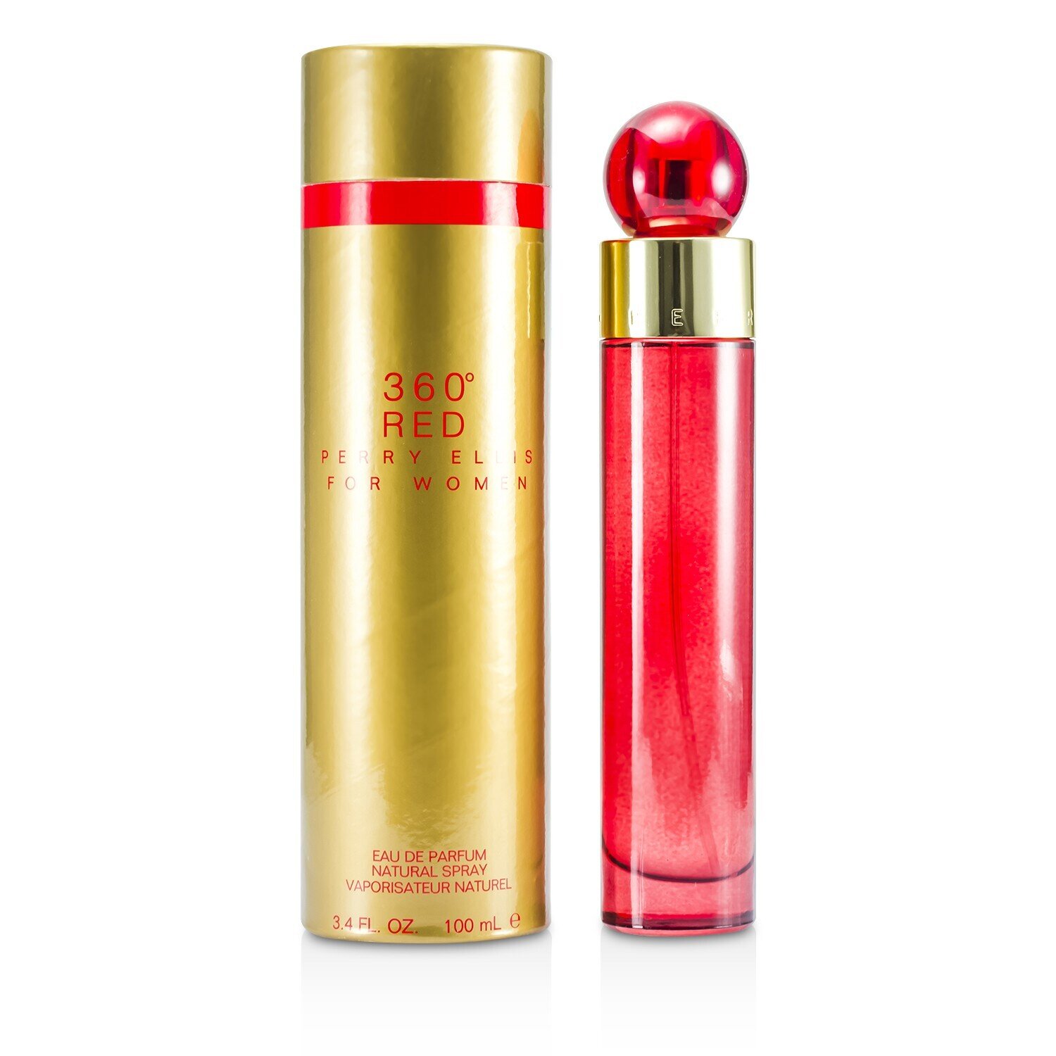 Perry Ellis 360 Red Eau De Parfum Spray 100ml/3.4oz