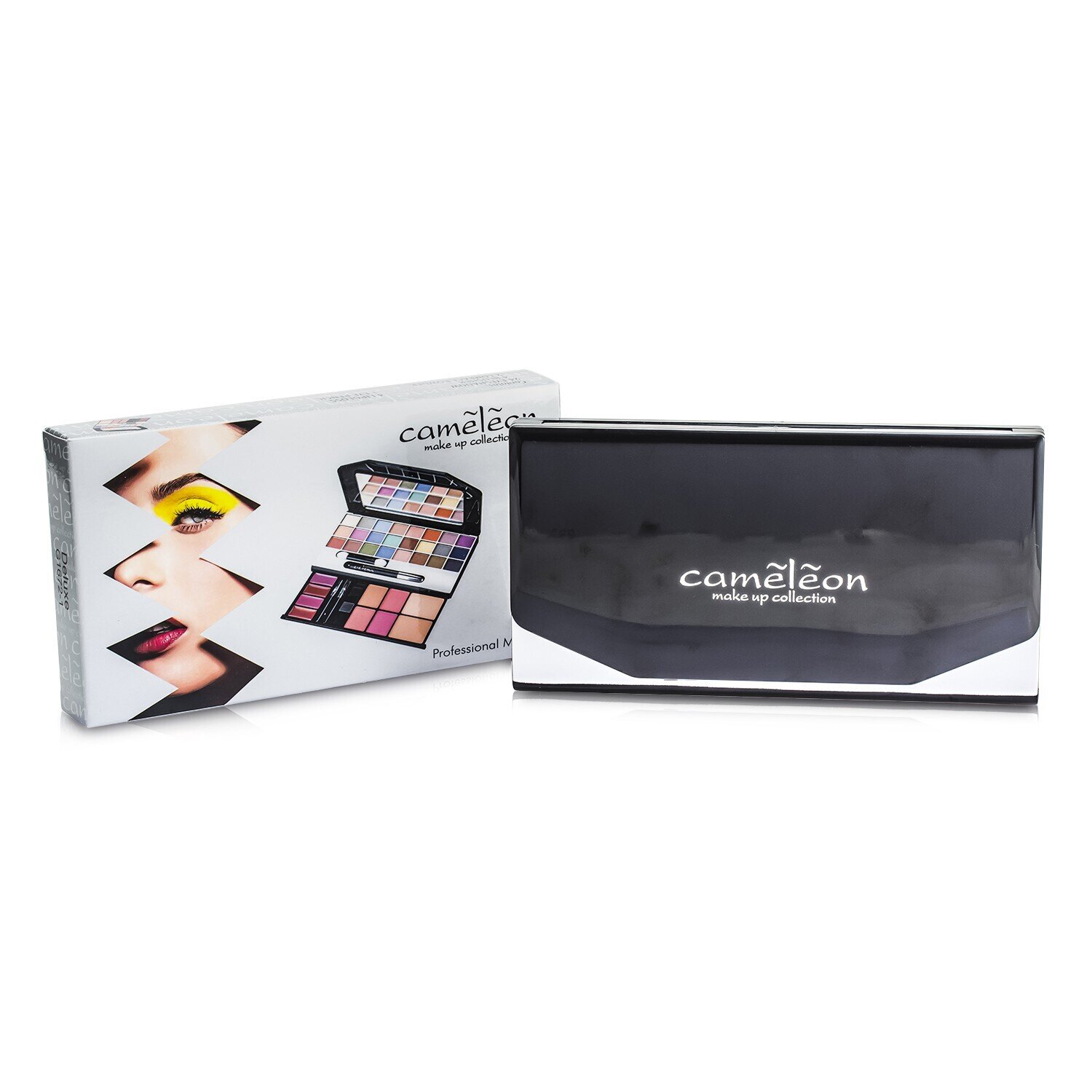 Cameleon MakeUp Kit G1672 (24xE/shdw, 1xE/Pencil, 4xL/Gloss, 4xBlush, 2xPressed Pwd..) Picture Color