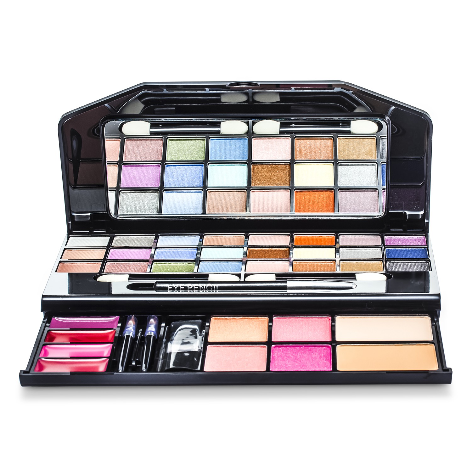 Cameleon Perangkat Makeup G1672 (24xPewarna Mata, 1xPensil Mata, 4xLipgloss, 4xPerona Pipi, 2xBedak Padat..) Picture Color