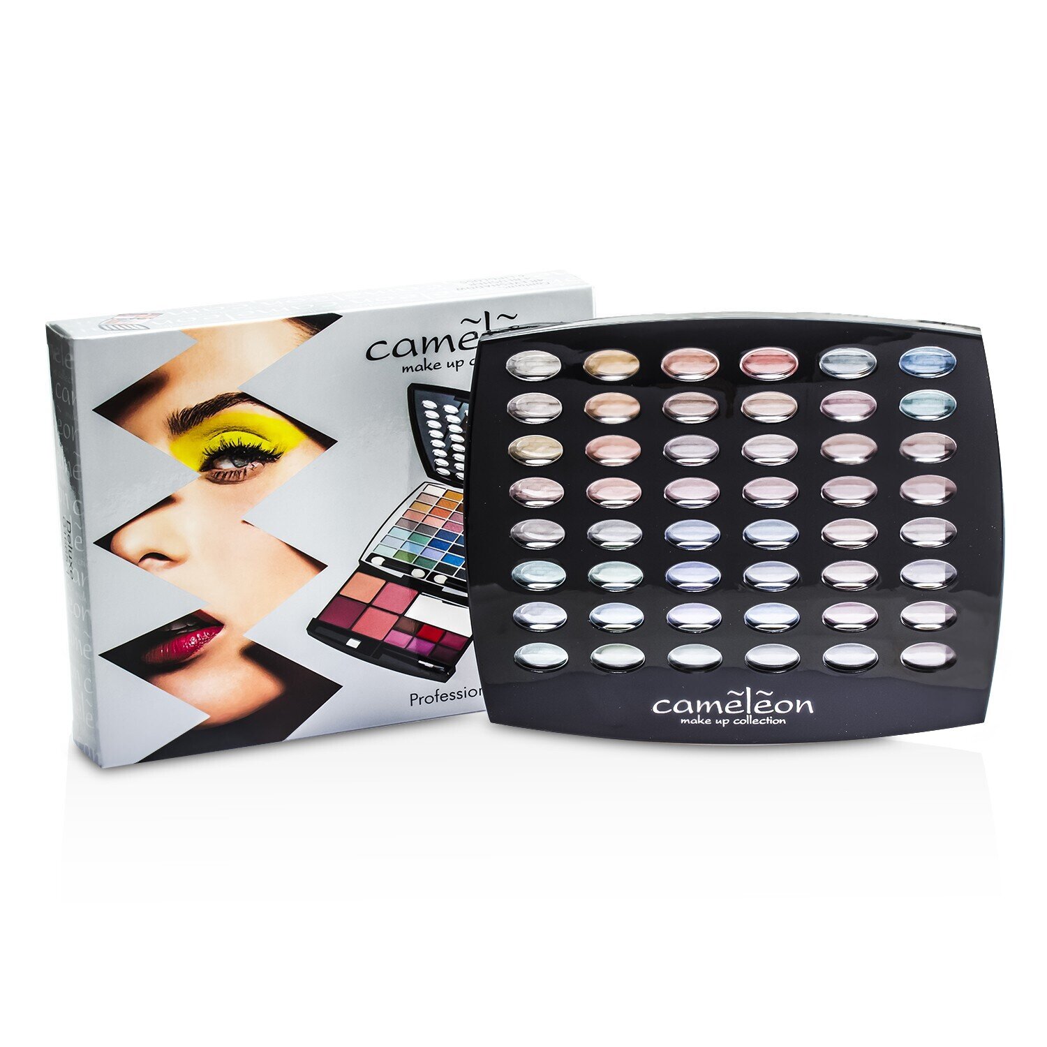 Cameleon Kit de Maquiagem G1665 : 48xSombras, 4xBlush, 6xGloss Labial, 4xPincel Picture Color