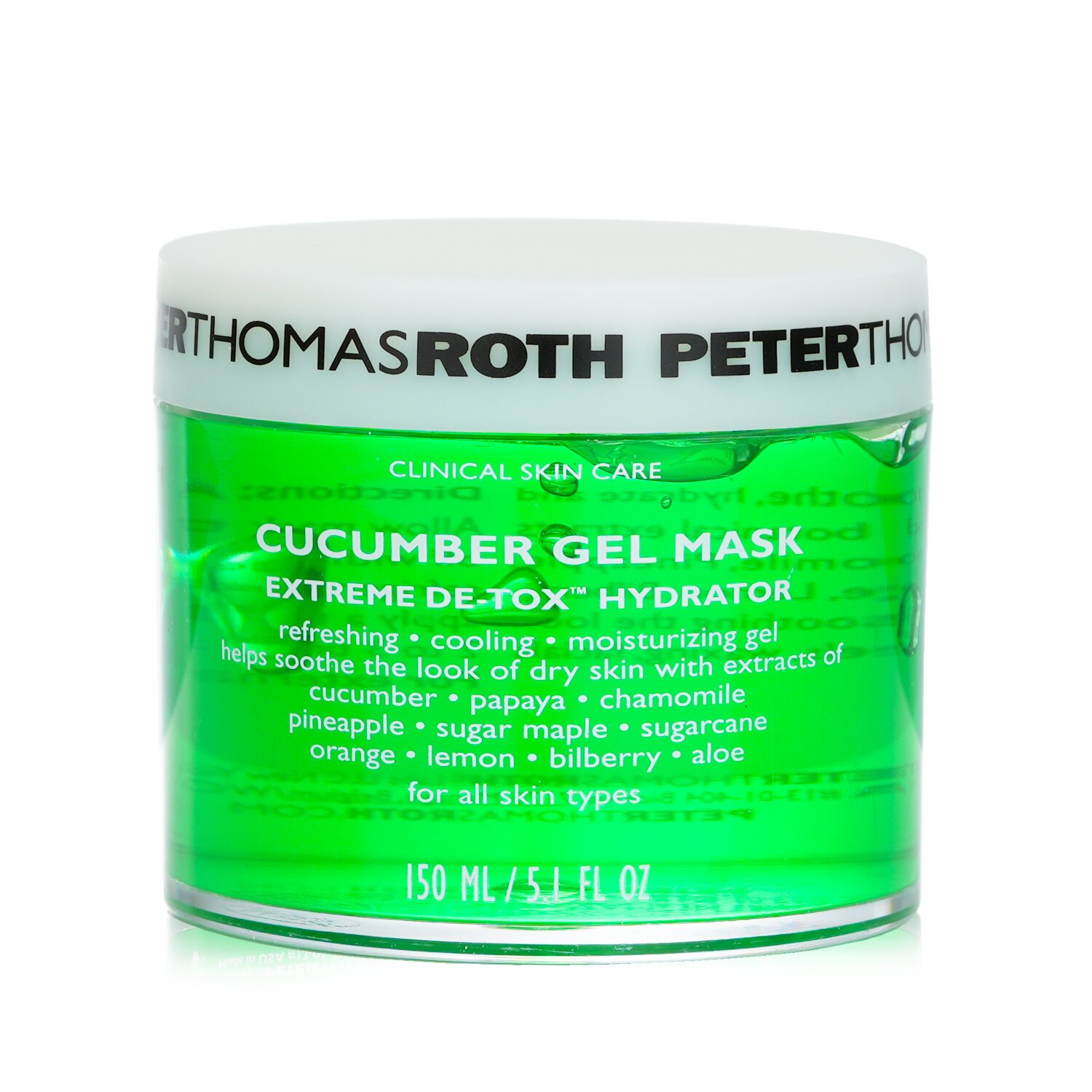 Peter Thomas Roth 彼得羅夫 青瓜舒緩保濕面膜Cucumber Gel Masque 150ml/5oz