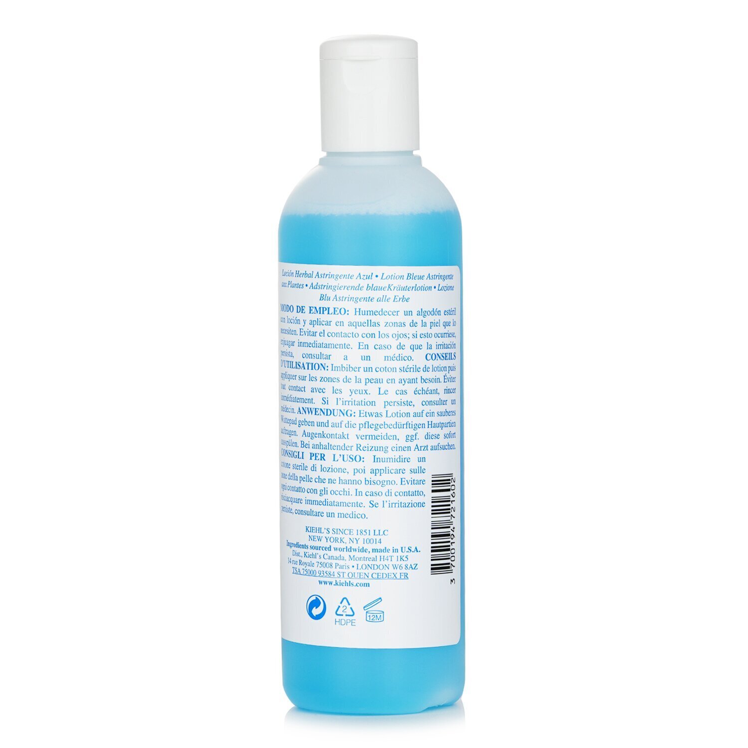 Kiehl's โลชั่นเฮอเบิล Blue Astrigent Herbal Lotion 250ml/8.4oz