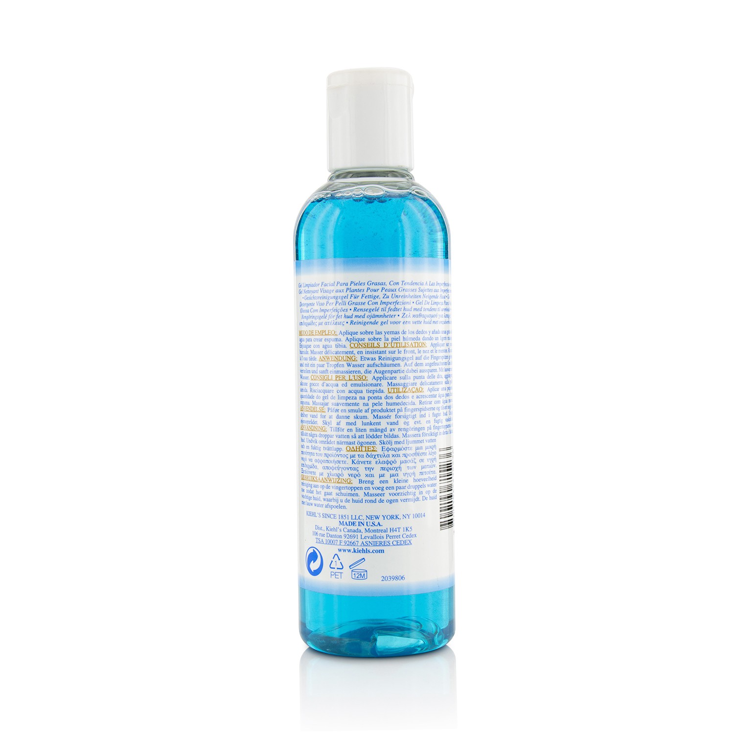 Kiehl's Blue Herbal Почистващ Гел 250ml/8.4oz