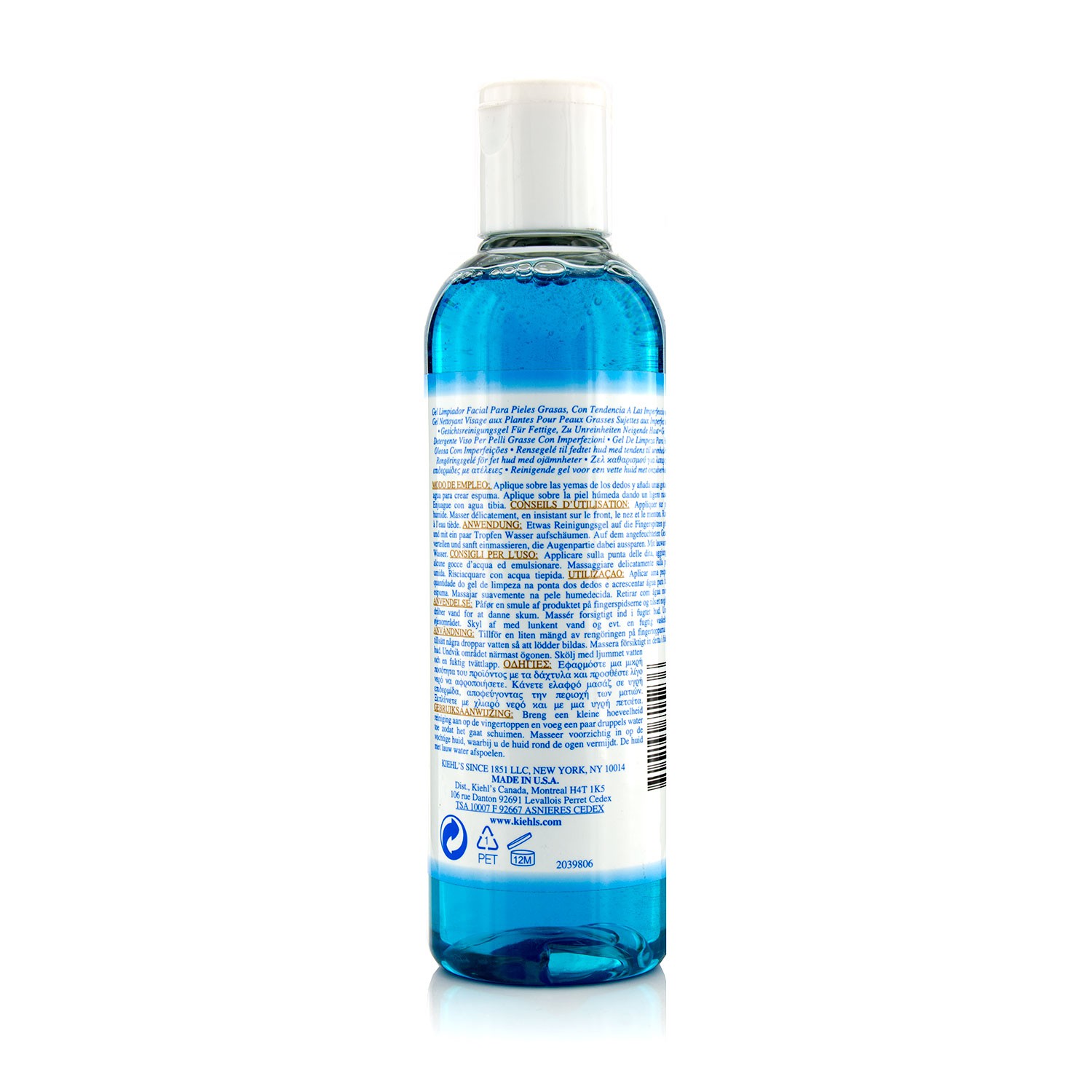 Kiehl's Blue Herbal Почистващ Гел 250ml/8.4oz