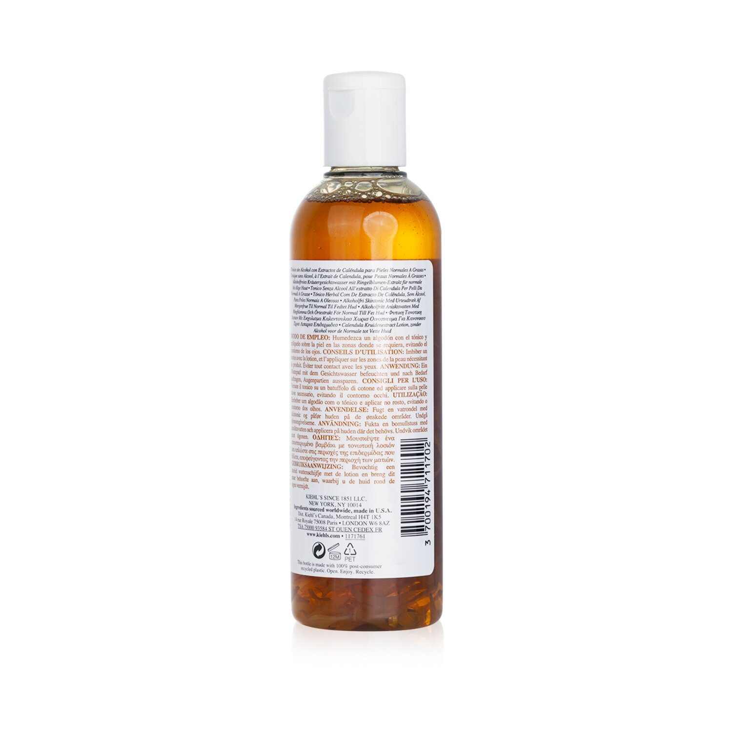 Kiehl's Calendula Herbal Extract Penyegar Bebas Alkohol ( Kulit Normal ke Berminyak ) 250ml/8.4oz
