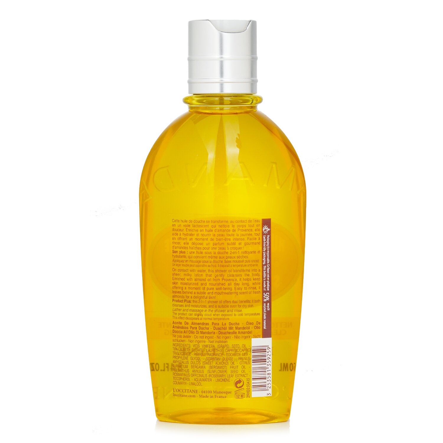 L'Occitane Almond שמן לעור נקי ורך למקלחת 250ml/8.4oz