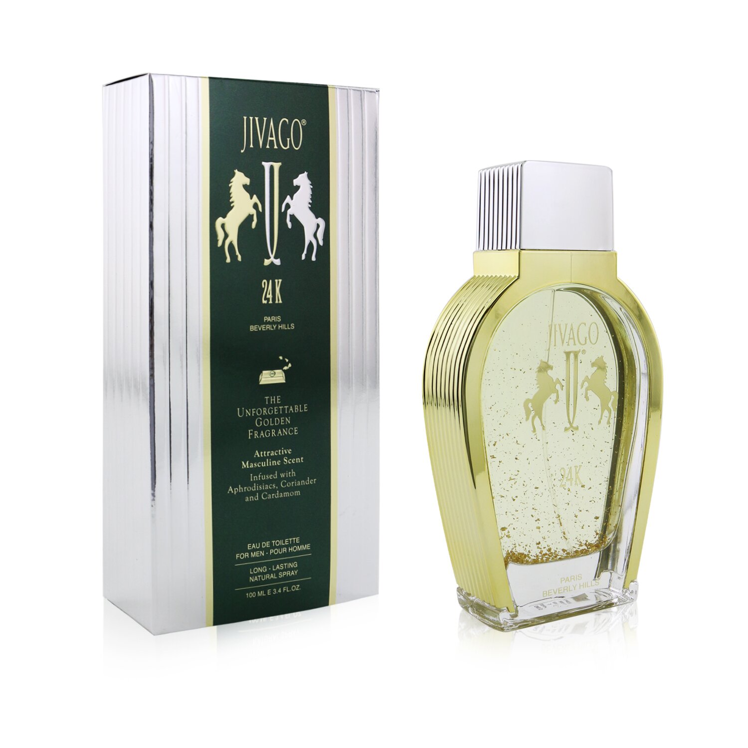 Jivago 24K Man Eau De Toilette Spray 100ml/3.4oz