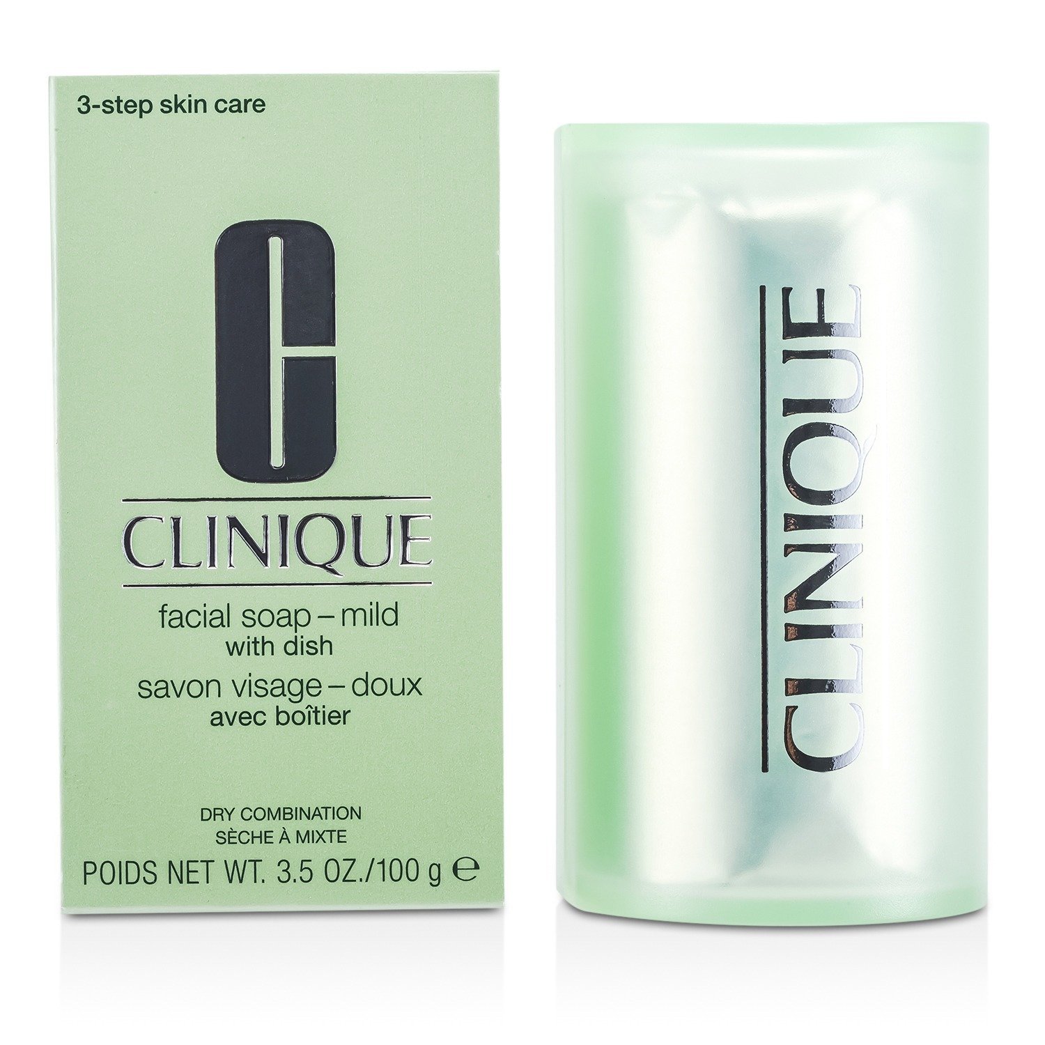 Clinique Facial Soap - Mild (With Dish) 100g/3.5oz