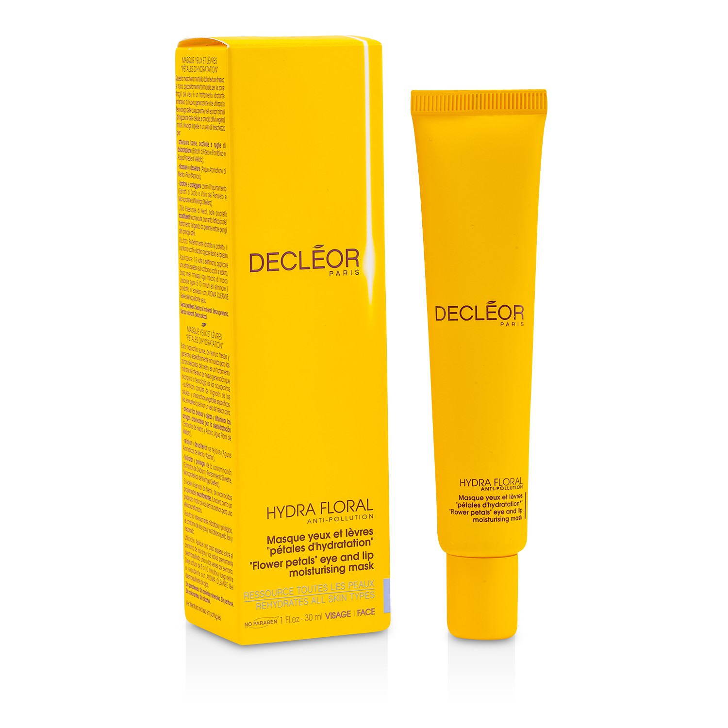 Decleor Hydra Floral Anti-Pollution Flower Petals Eye & Lip Moisturising Mask 30ml/1oz