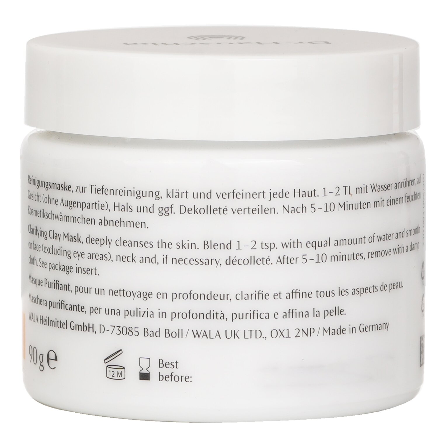 Dr. Hauschka Clarifying Clay Mask 90g/3.17oz