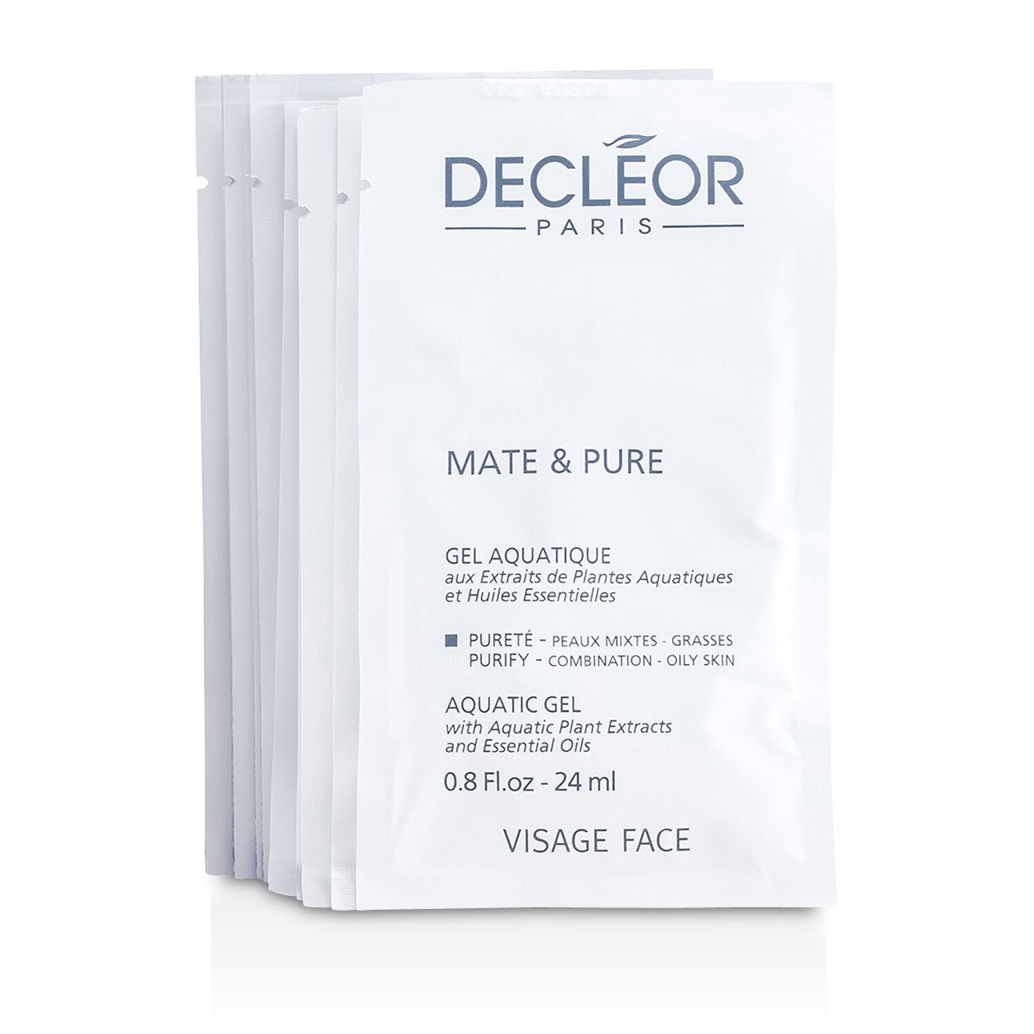 Decleor Mate & Pure Mask Vegetal Powder - Combination to Oily Skin (Salon Size) 10x5g