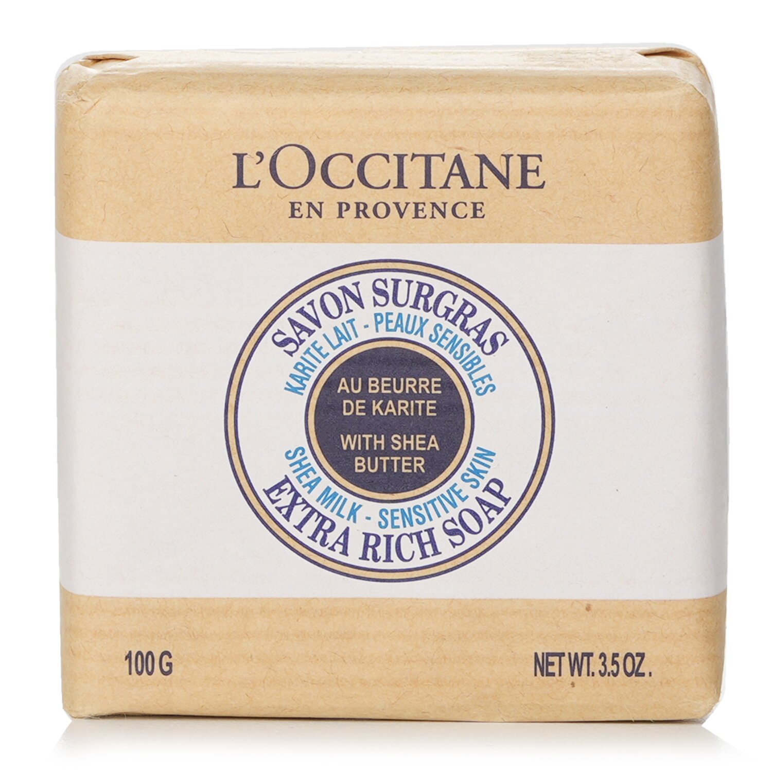 L'Occitane Shea Butter Էքստրա Նուրբ Օճառ - Կաթ 100g/3.5oz