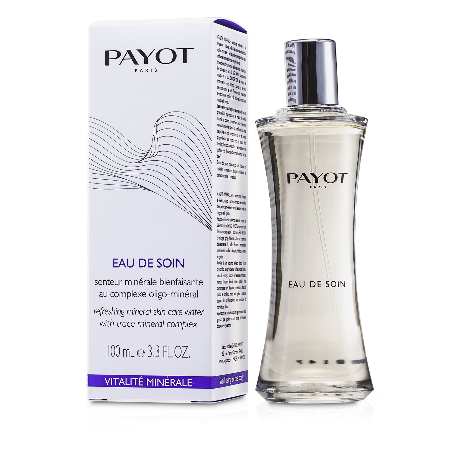 Payot Odświeżająca mgiełka do ciała Eau De Soin Refreshing Mineral Skin Care Water 100ml/3.3oz