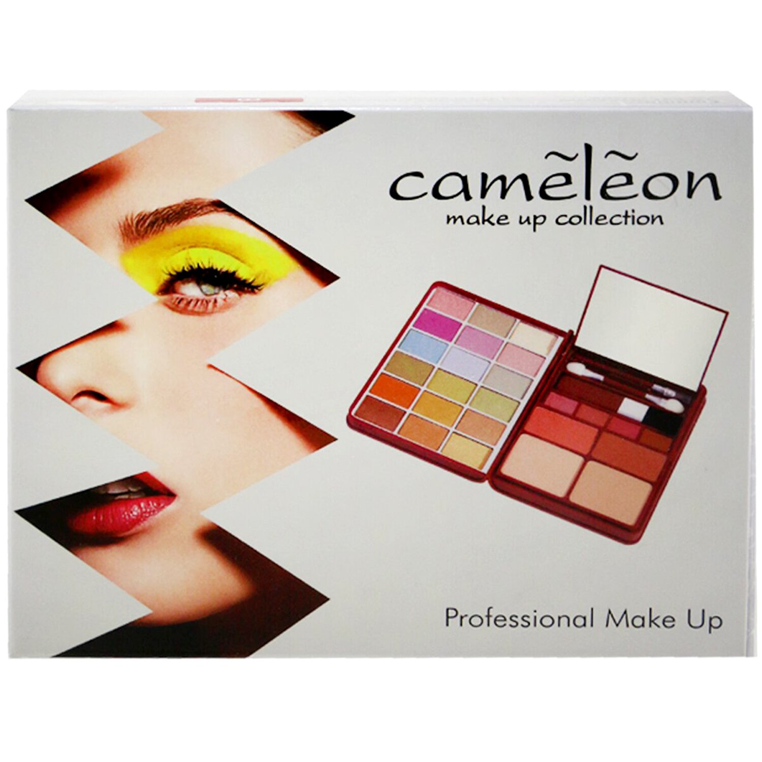 Cameleon Set Maquillaje G0139 (18x Sombras de Ojos, 2x Coloretes, 2x Polvos Prensados, 4x Brillos Labiales) Picture Color