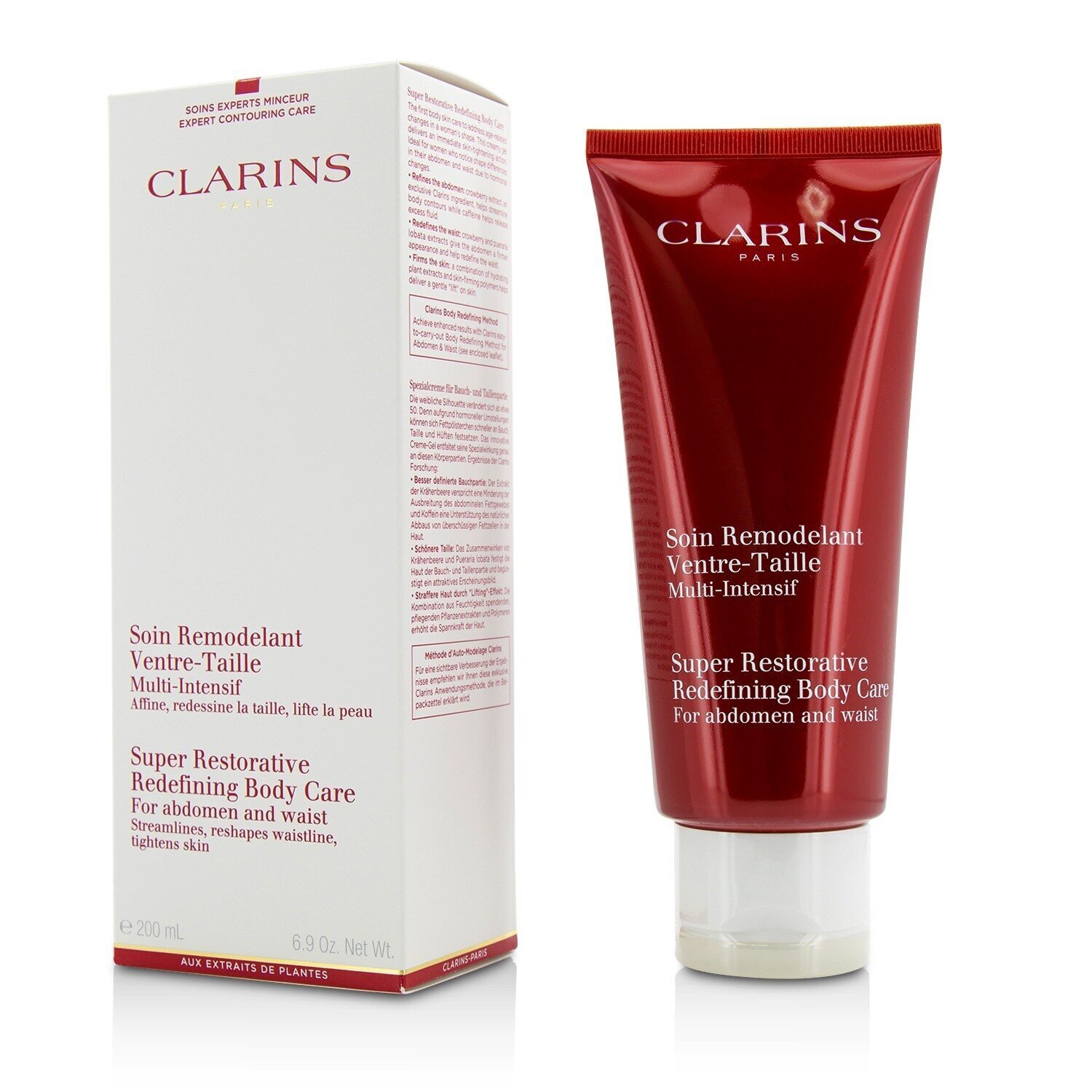 Clarins Super Restorative Тазалағыш Дене Күтімі (Қарын Мен Белге Арналған) 200ml/6.9oz