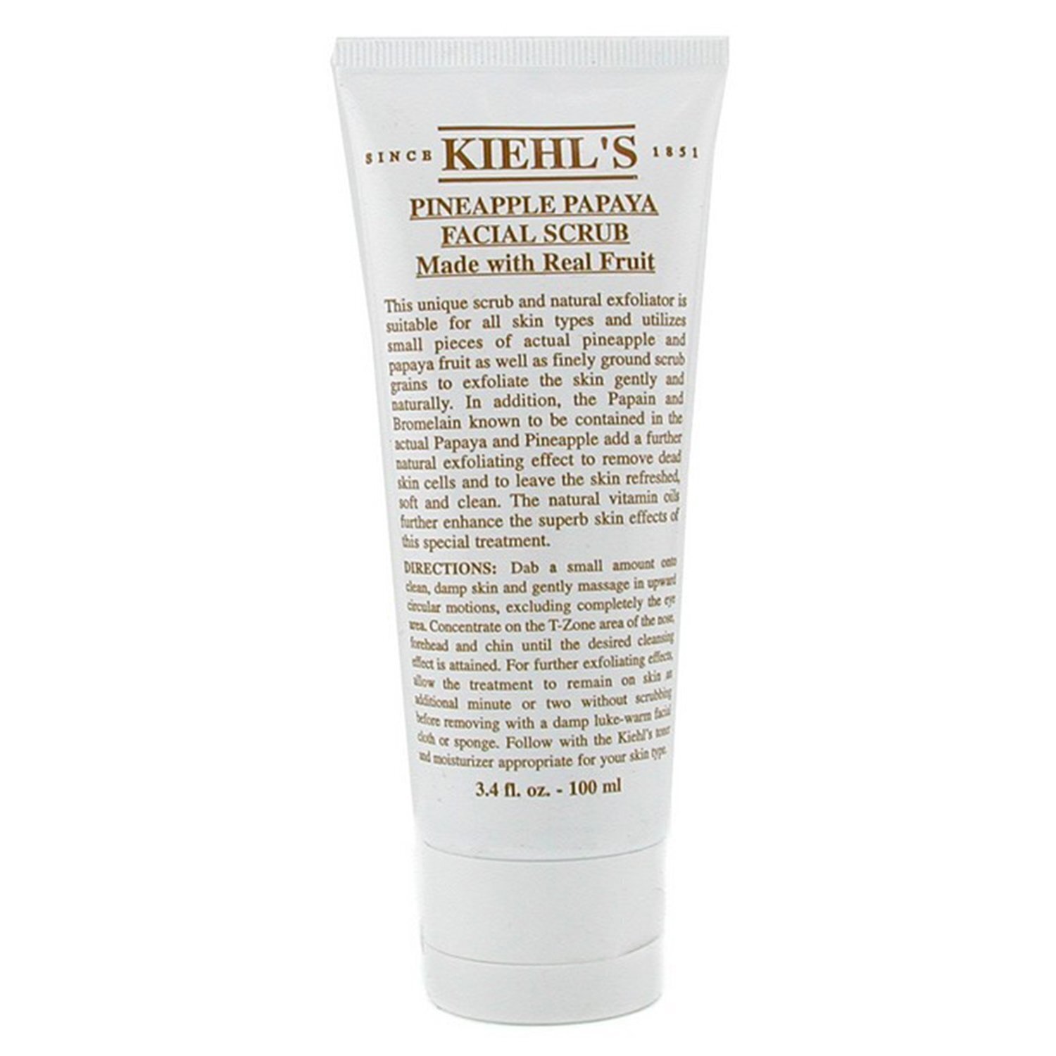 Kiehl's Pineapple Papaya Facial Scrub With Real Fruit Extracts 100ml/3.4oz