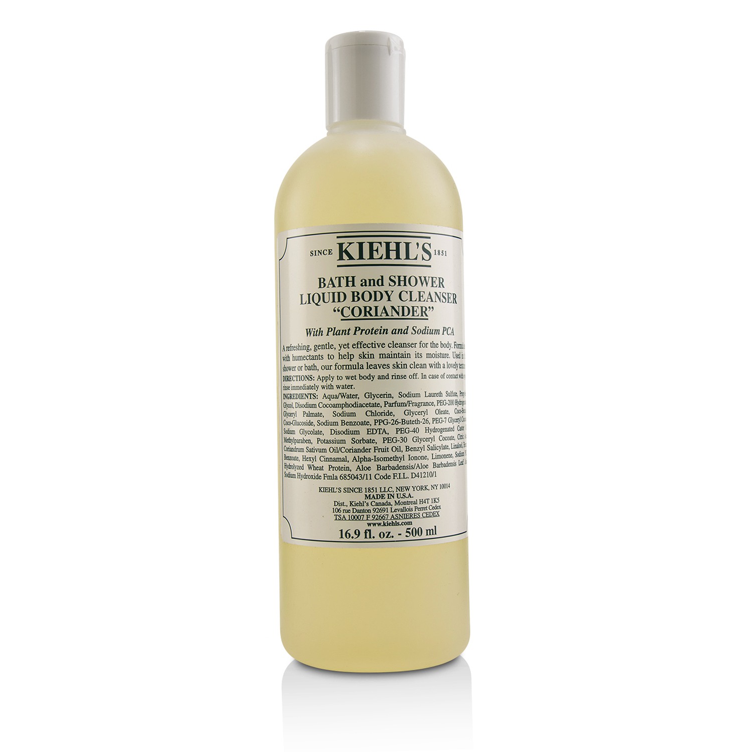 Kiehl's Bath & Shower Liquid Body Cleanser - Coriander 500ml/16.9oz