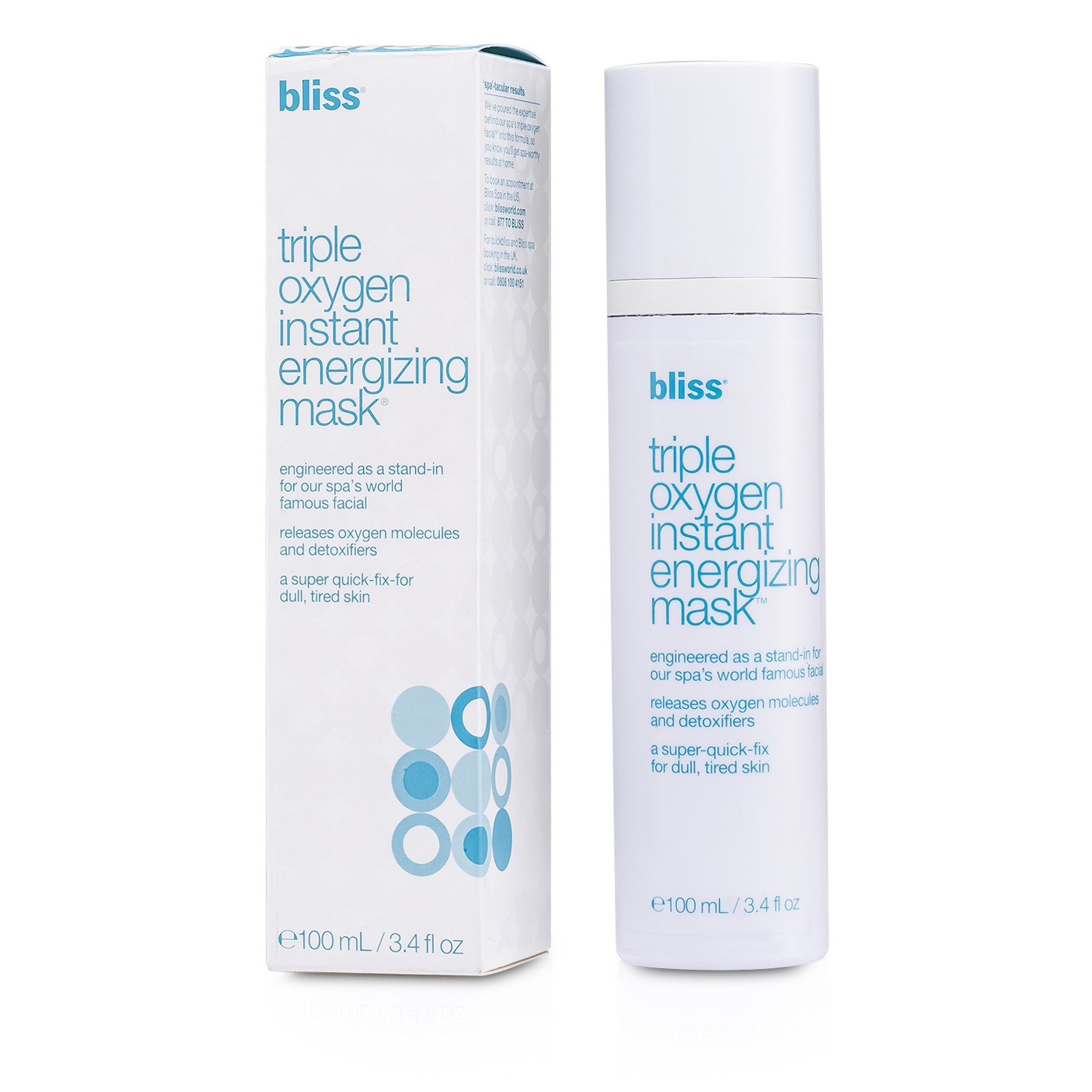 Bliss Triple Oxygen Instant Energy Infusion Mask 100ml/3.4oz