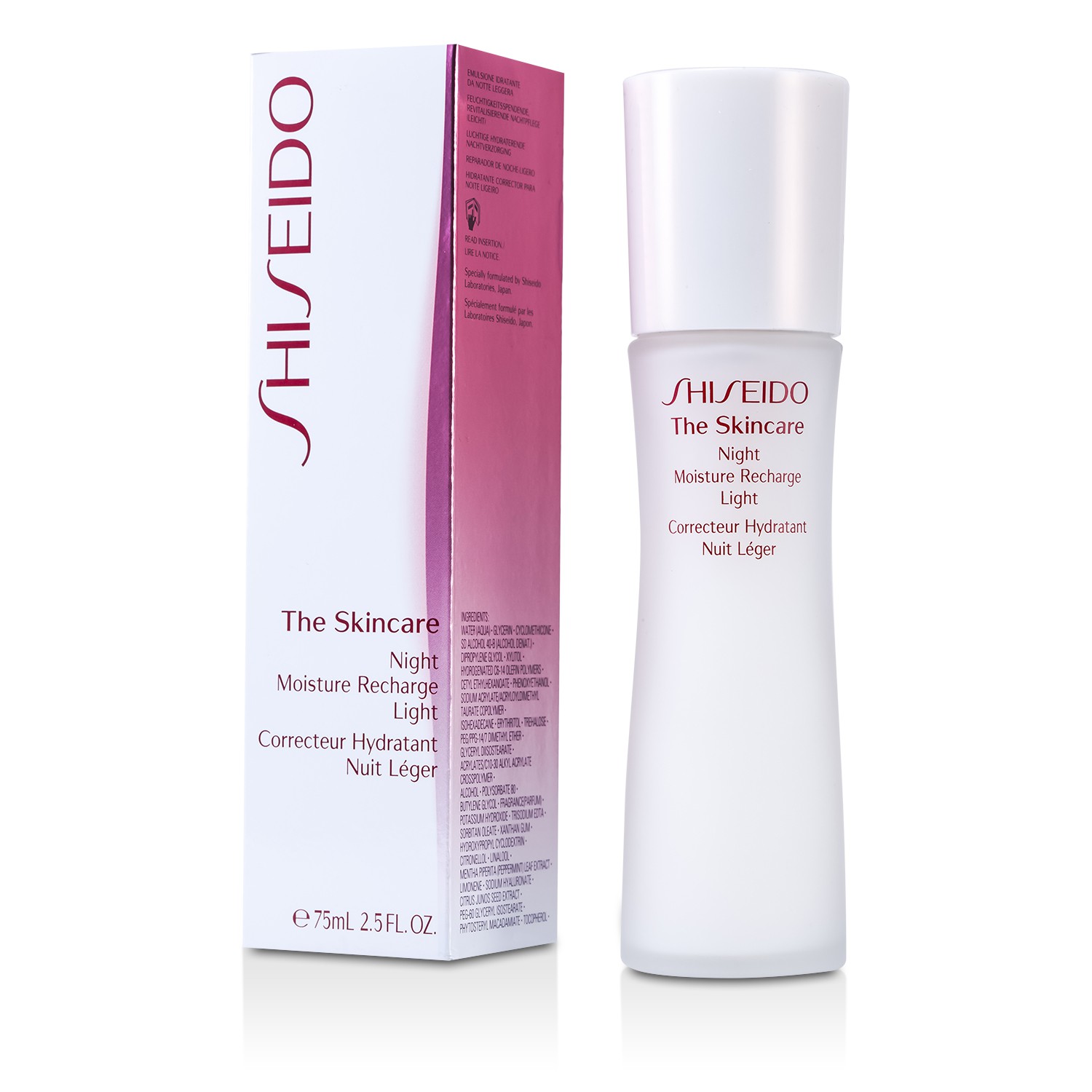 Shiseido The Pelecare Night Hidratante Recharge Light ( para Normal to Pele oleosa ) 75ml/2.5oz