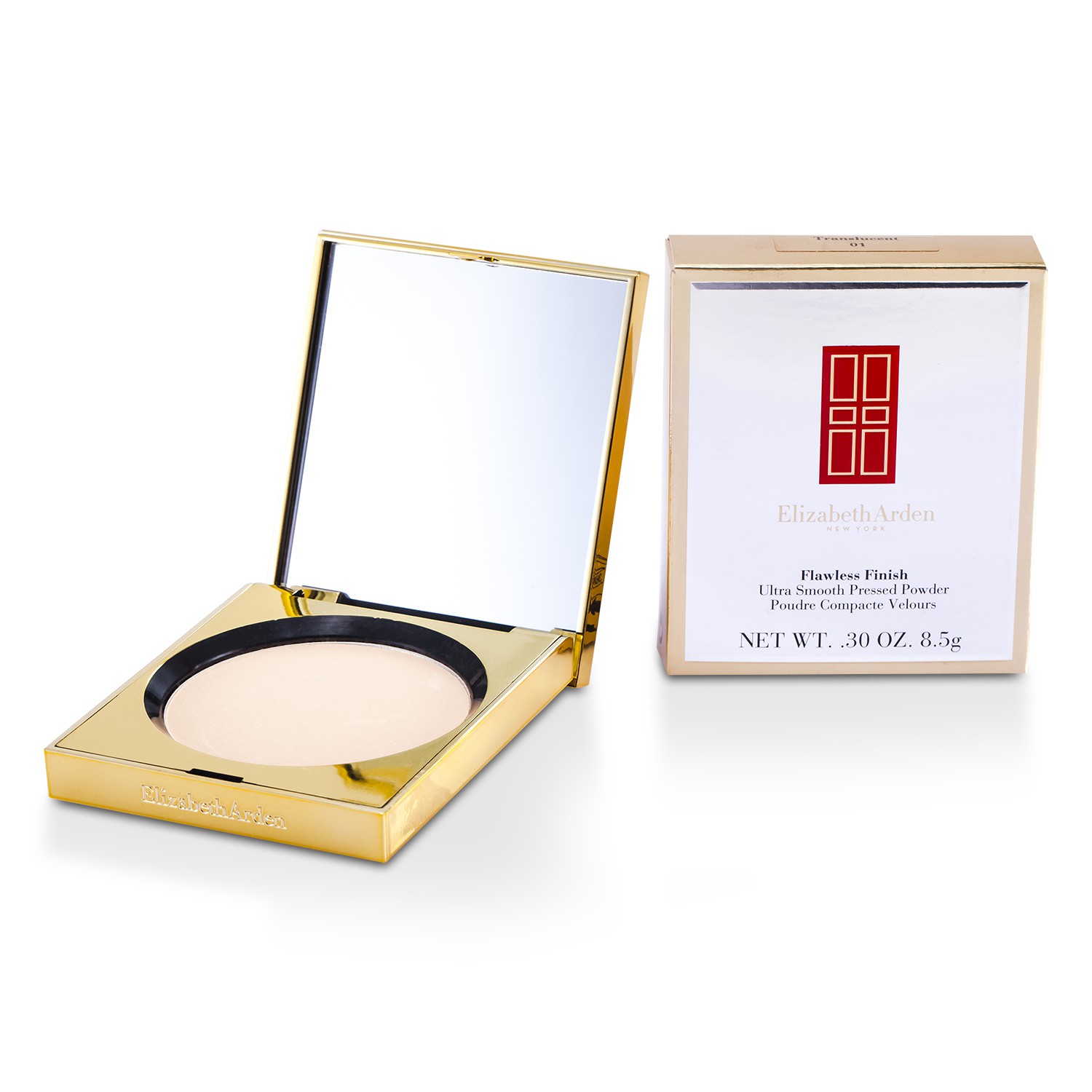 Elizabeth Arden بودرة مضغوطة للمسة نهائية فائقة النعومة بدون عيوب 8.5g/0.3oz