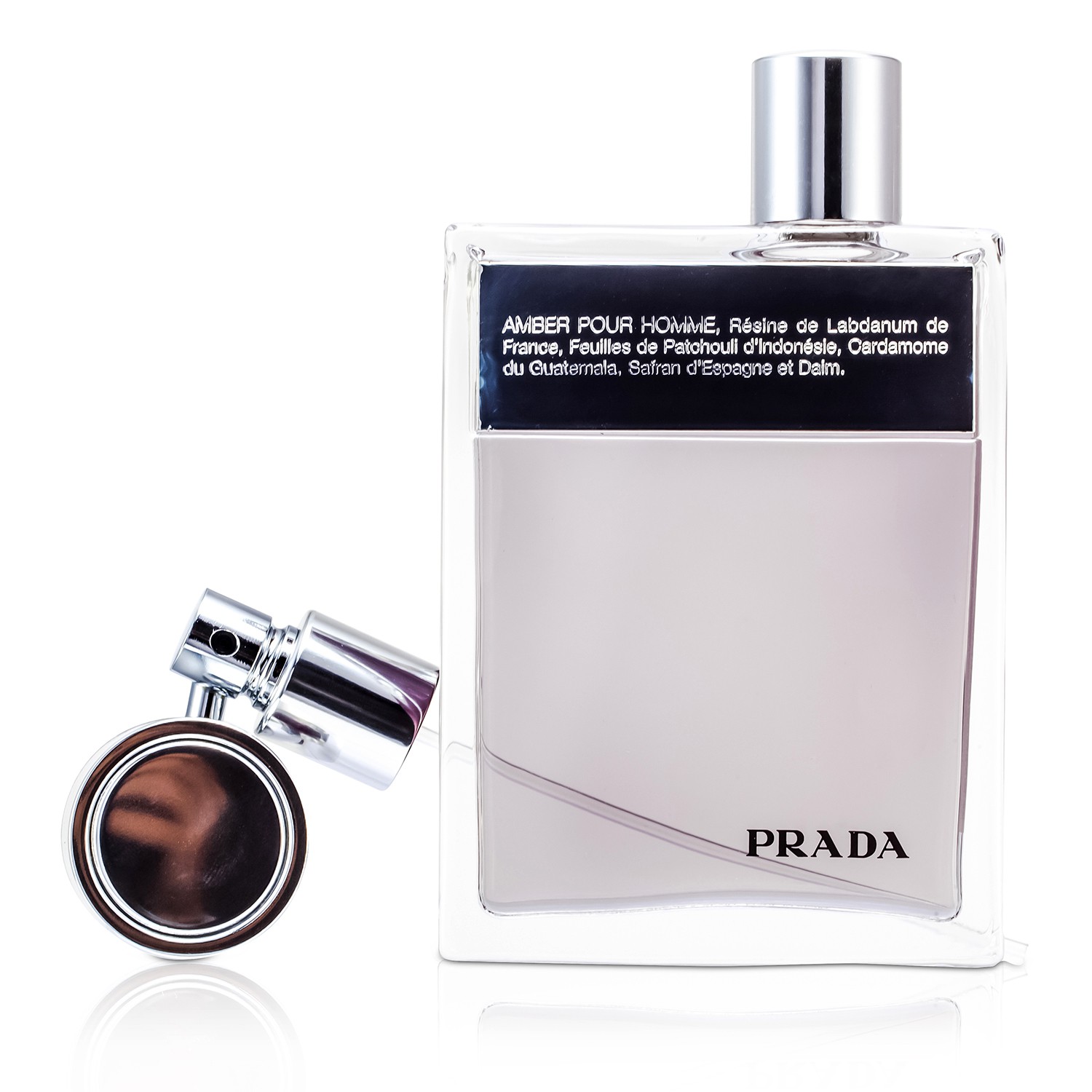 Prada Amber Pour Homme Eau De Toilette Deluxe Refillable Spray 100ml/3.4oz