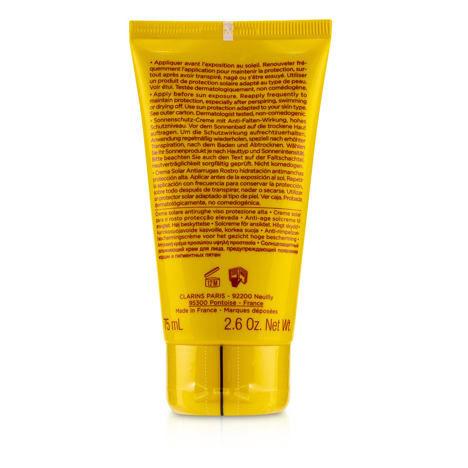 Clarins Sun Wrinkle Control Cream Very High Protection SPF30 - For Sun Sensitive Skin 75ml/2.7oz