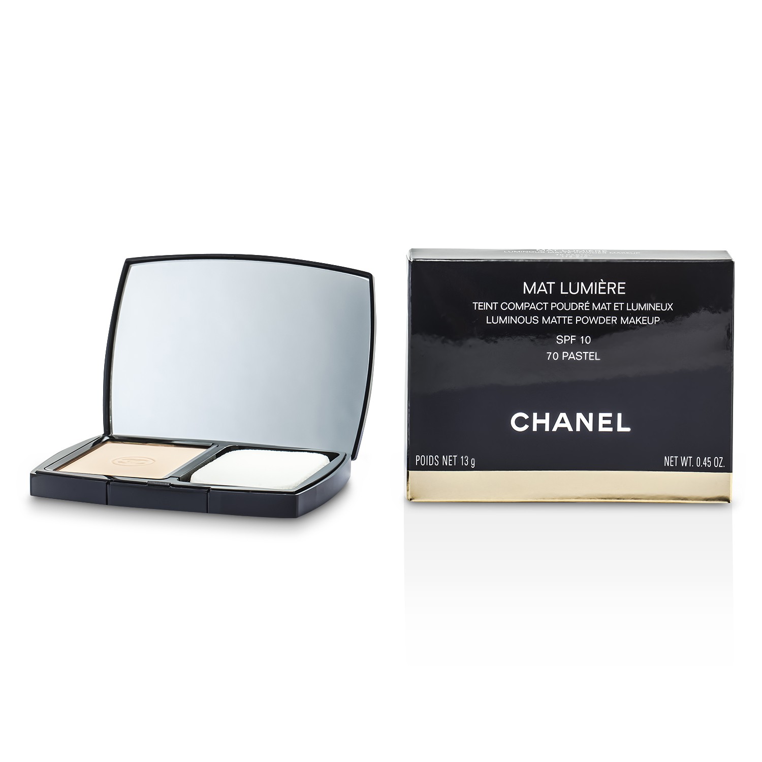 Chanel Mat Lumiere Luminous Matte Powder Makeup SPF10 13g/0.45oz