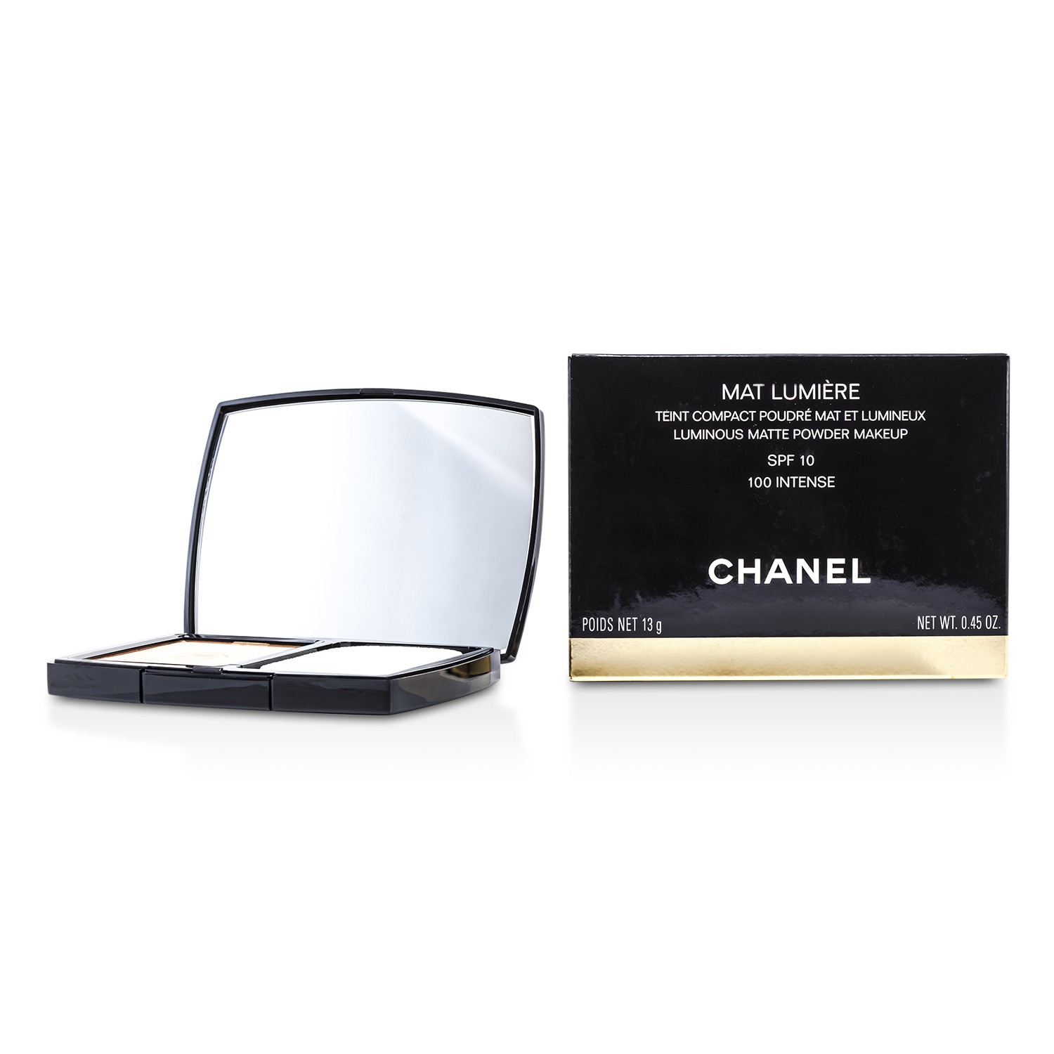 Chanel Mat Lumiere Luminous Matte Bedak Mekap SPF10 13g/0.45oz