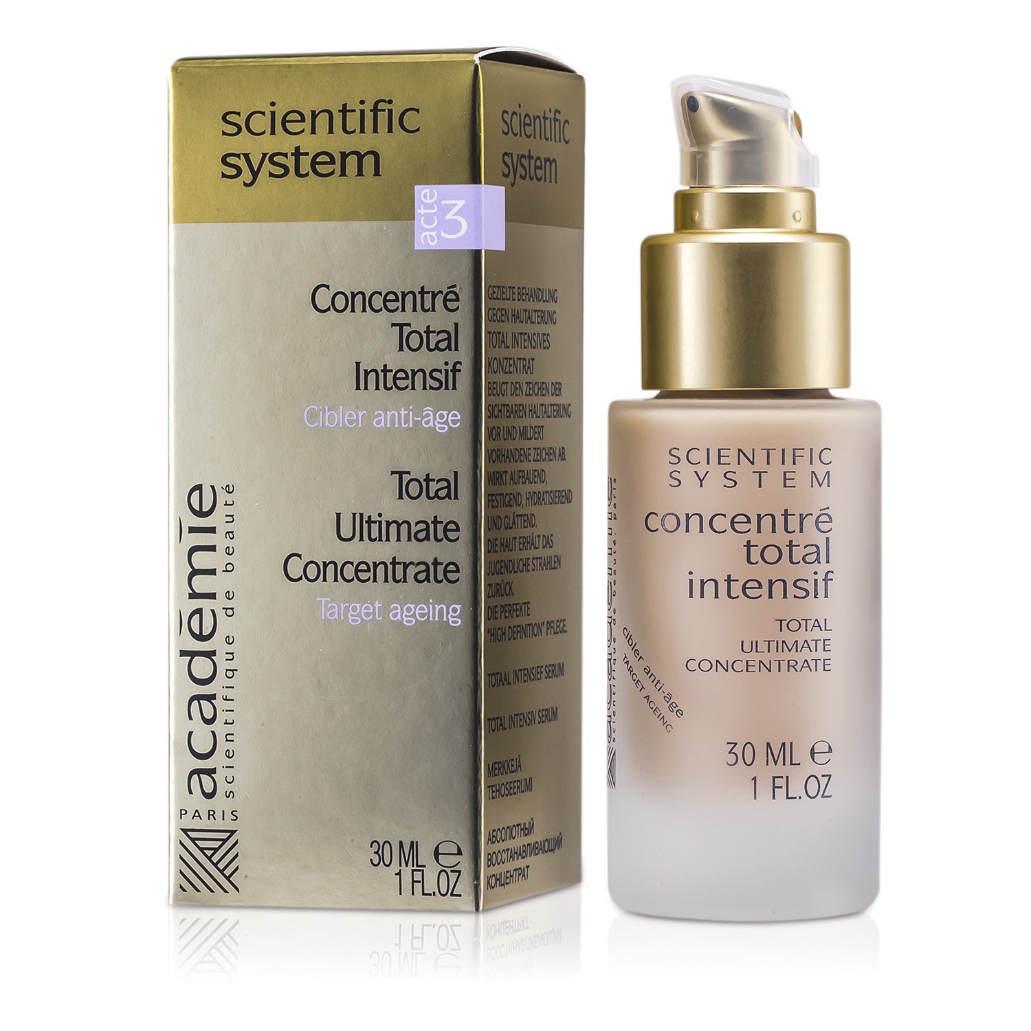 Academie บำรุงผิวชนิดเข้มข้น Scientific System Total Ultimate 30ml/1oz