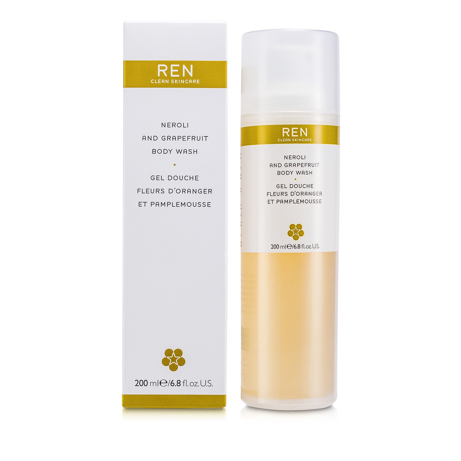 Ren Neroli & Grapefruit Body Wash 200ml/6.8oz