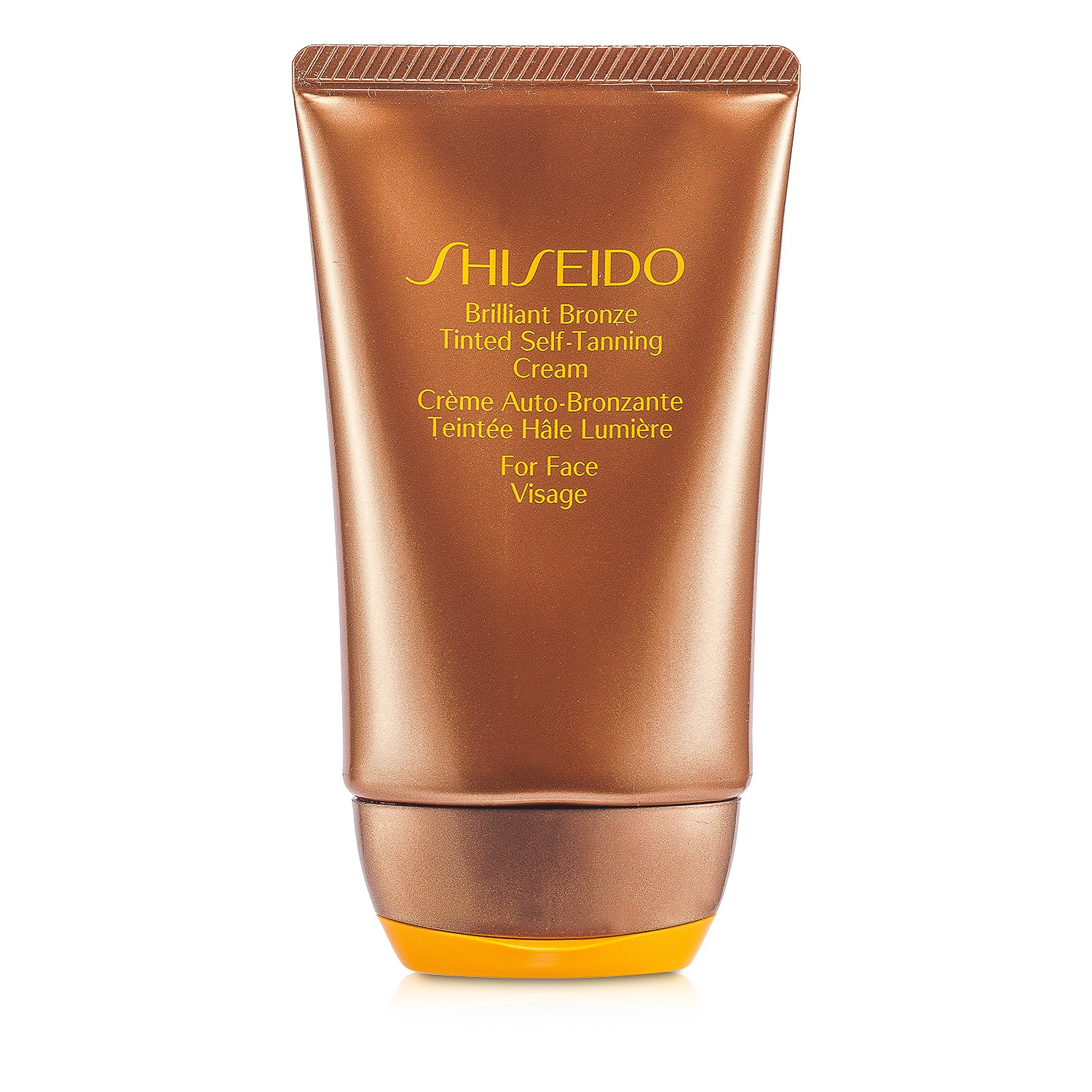 Shiseido Brilliant Bronze Tinted Self-Tanning Krim - Penyamakan Kulit Sederhana ( Untuk Muka ) 50ml/1.8oz