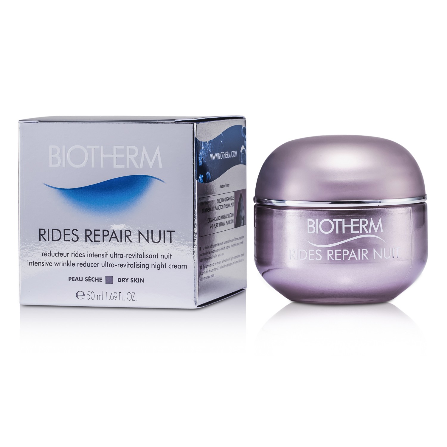 Biotherm Nočna krema proti gubam Rides Repair (za suho kožo) 50ml/1.69oz