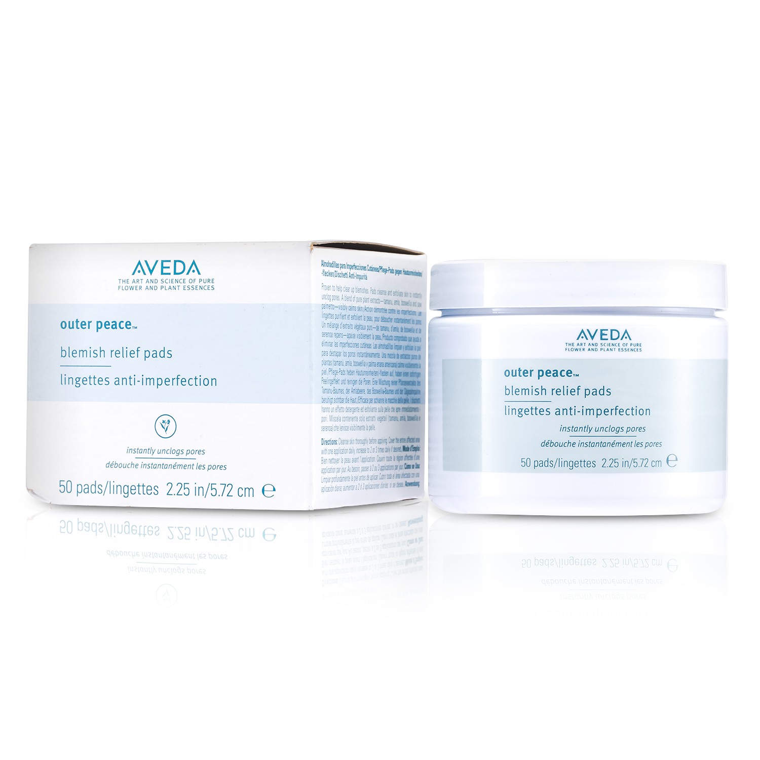 Aveda Outer Peace Acne Relief Pads 50 Pads