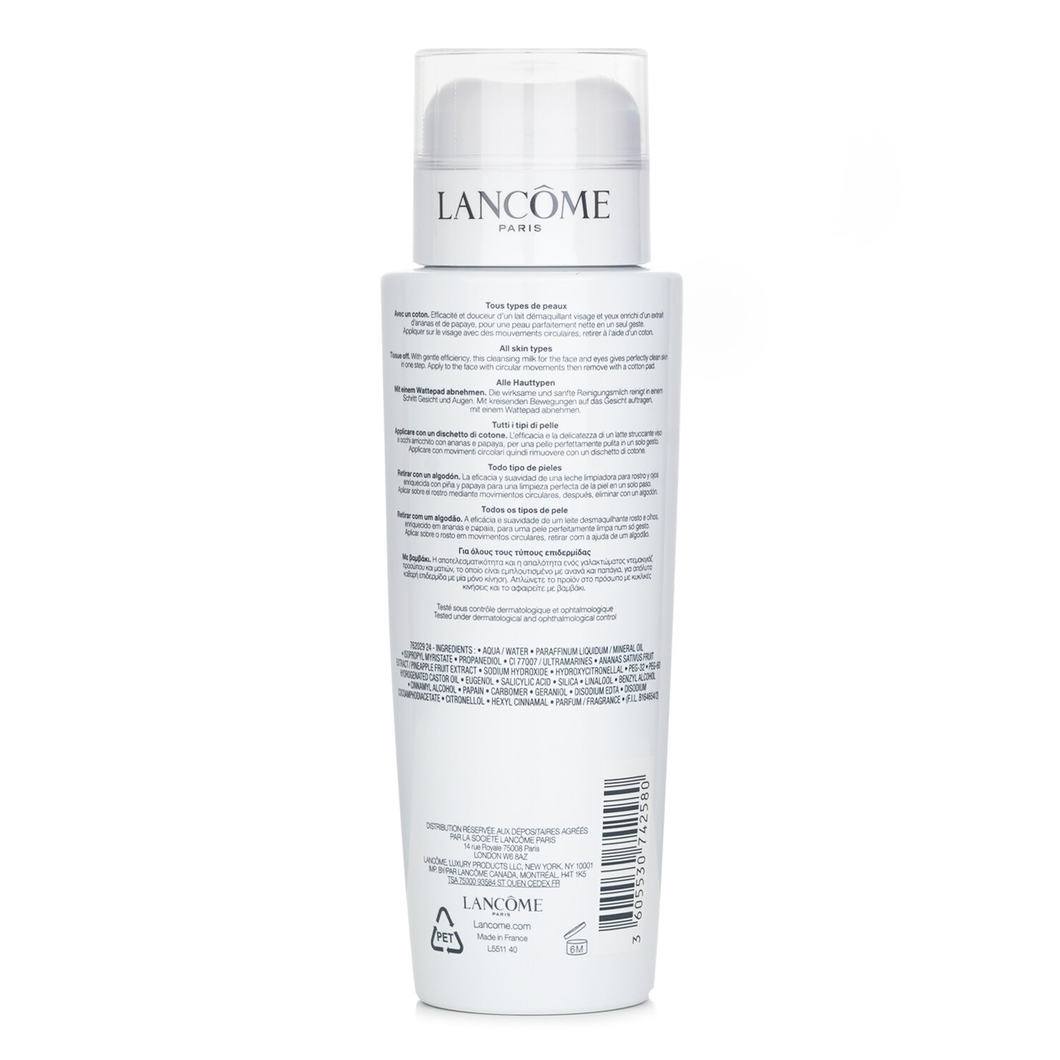 Lancome Fluido de Limpeza Para Rosto & Olhos Galateis Douceur Gentle Softening 400ml/13.5oz