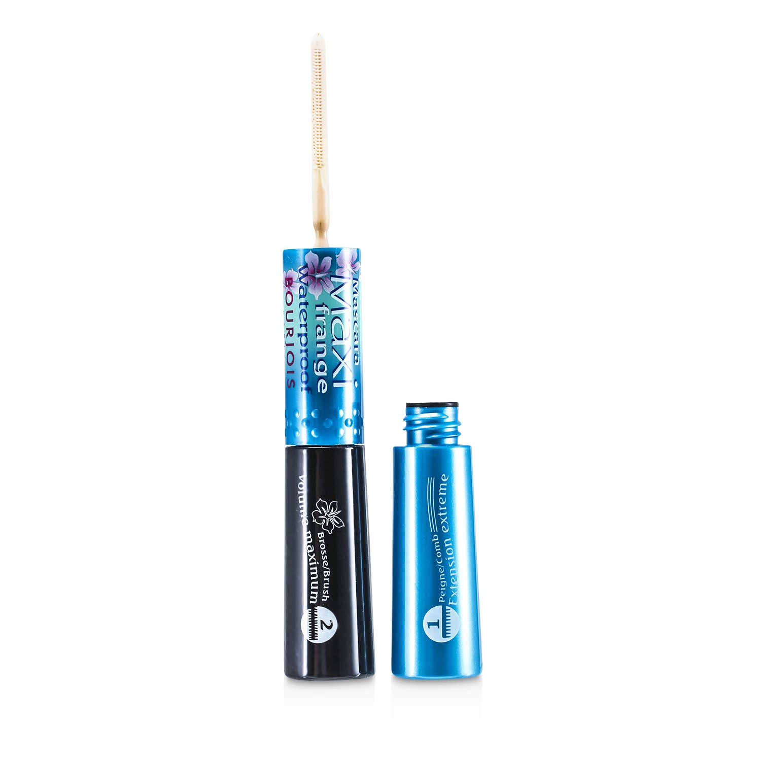 Bourjois Maxi Frange Waterproof Mascara (Extreme Professional Lash Styling) 2x6ml/0.2oz