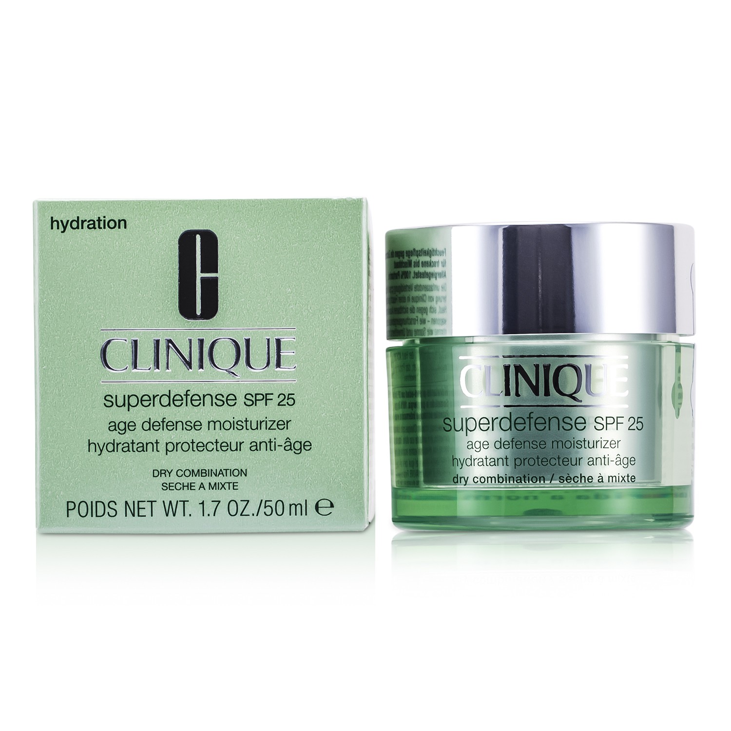 Clinique Superdefense Age Defense Moisturizer SPF 25 ( Dry na Kumbinasyon ) 50ml/1.7oz