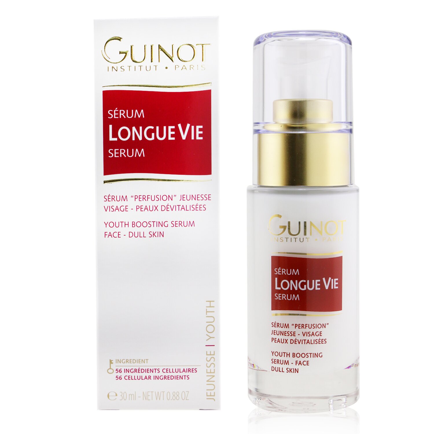 Guinot เซรั่มเรียกคืนผิวอ่อนเยาว์ Longue Vie (สำหรับผิวที่อ่อนแอ) 30ml/1.04oz