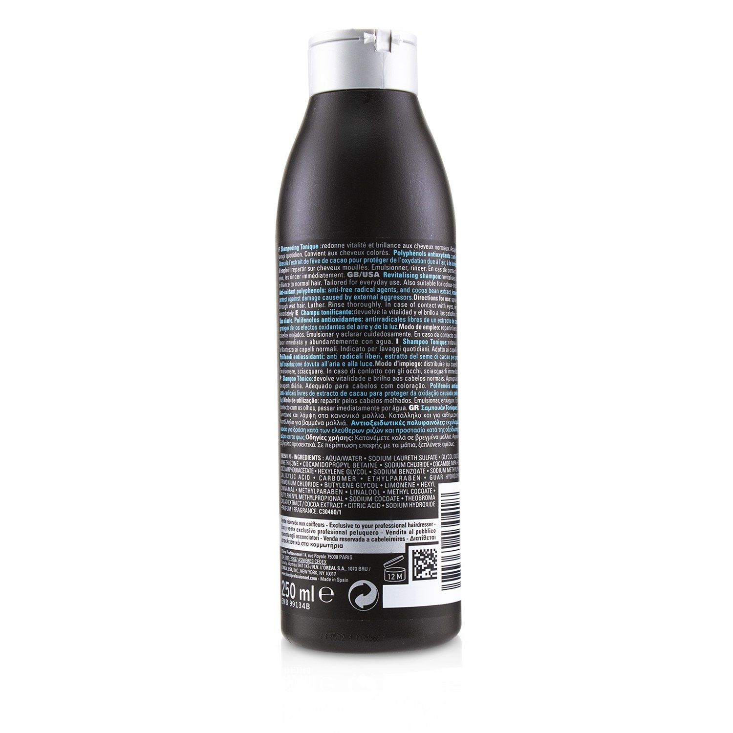 L'Oreal Professionnel Homme მატონიზირებელი შამპუნი 250ml/8.45oz