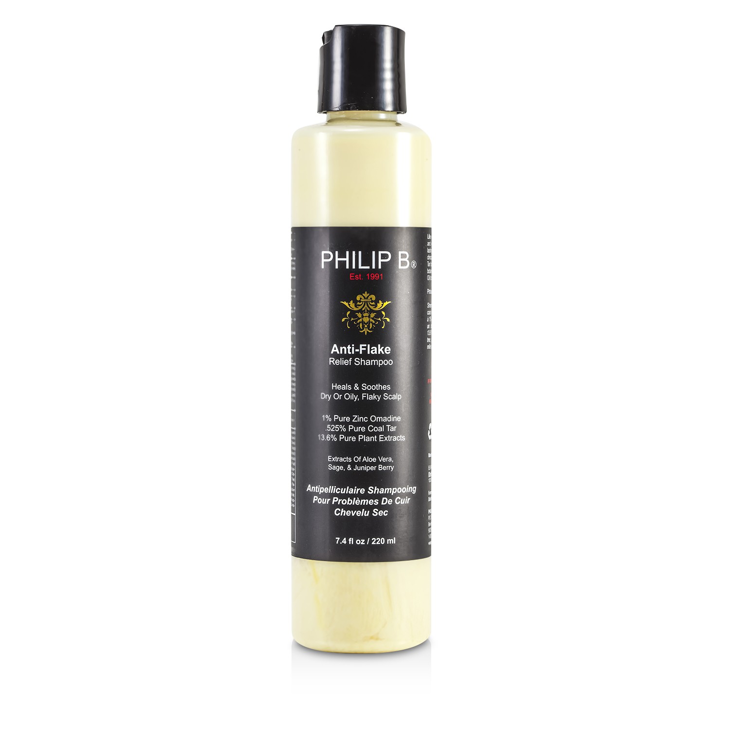 Philip B Anti-Flake Relief Shampoo (Heals & Soothes Dry or Oil, Flaky Scalp) 220ml/7.4oz