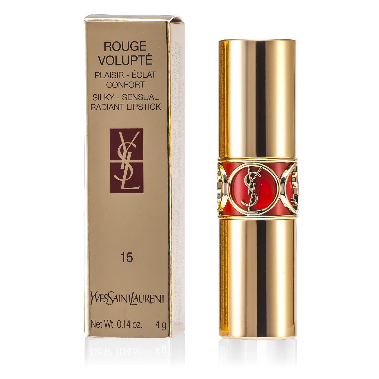 Yves Saint Laurent Pomadka Rouge Volupte (Silky Sensual Radiant Lipstick SPF 15) 4g/0.14oz