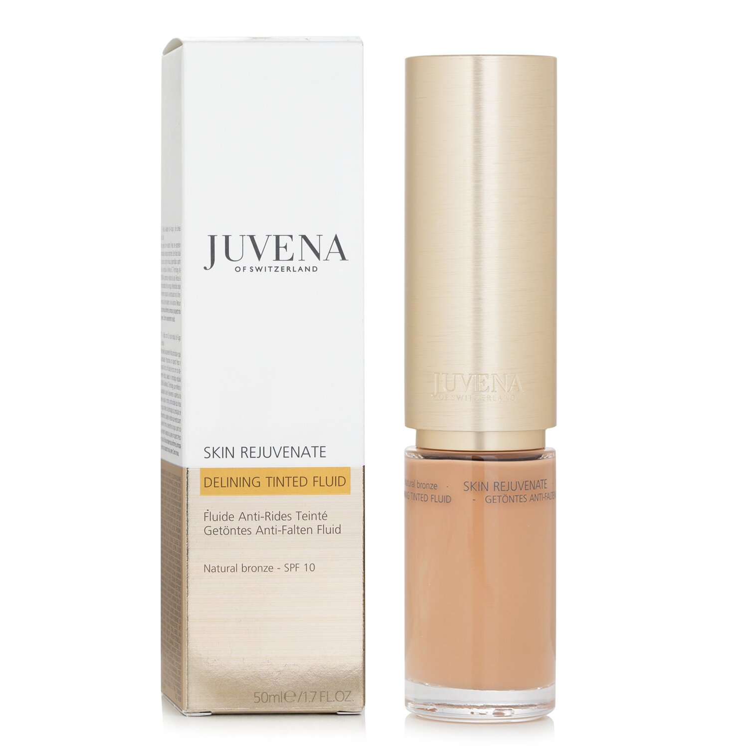 쥬베나 Juvena 리쥬베네이트 & 코렉트 디라이닝 틴티드 플루이드 - Natural Bronze SPF10 50ml/1.7oz