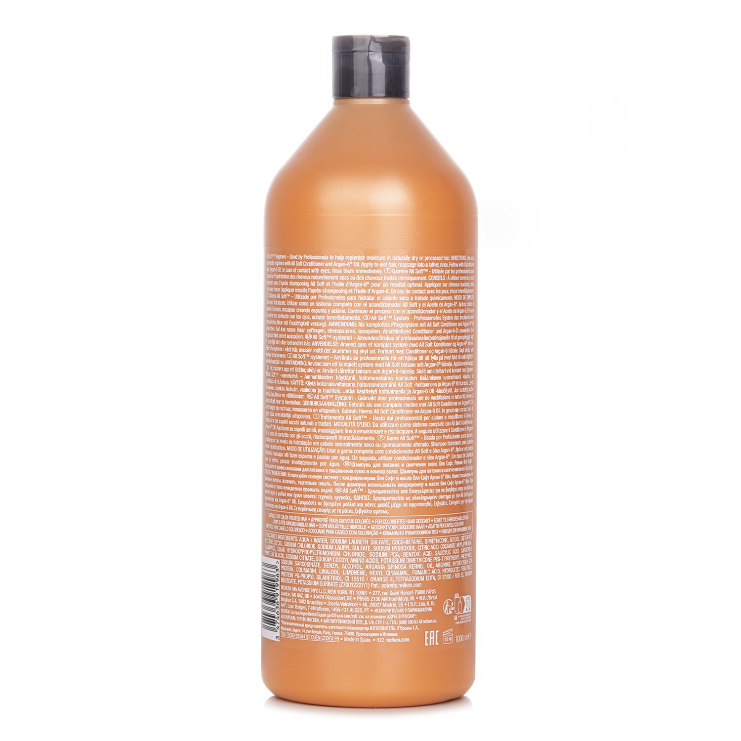 Redken All Soft Şampon ( Pentru Păr Uscat/ Casant ) 1000ml/33.8oz