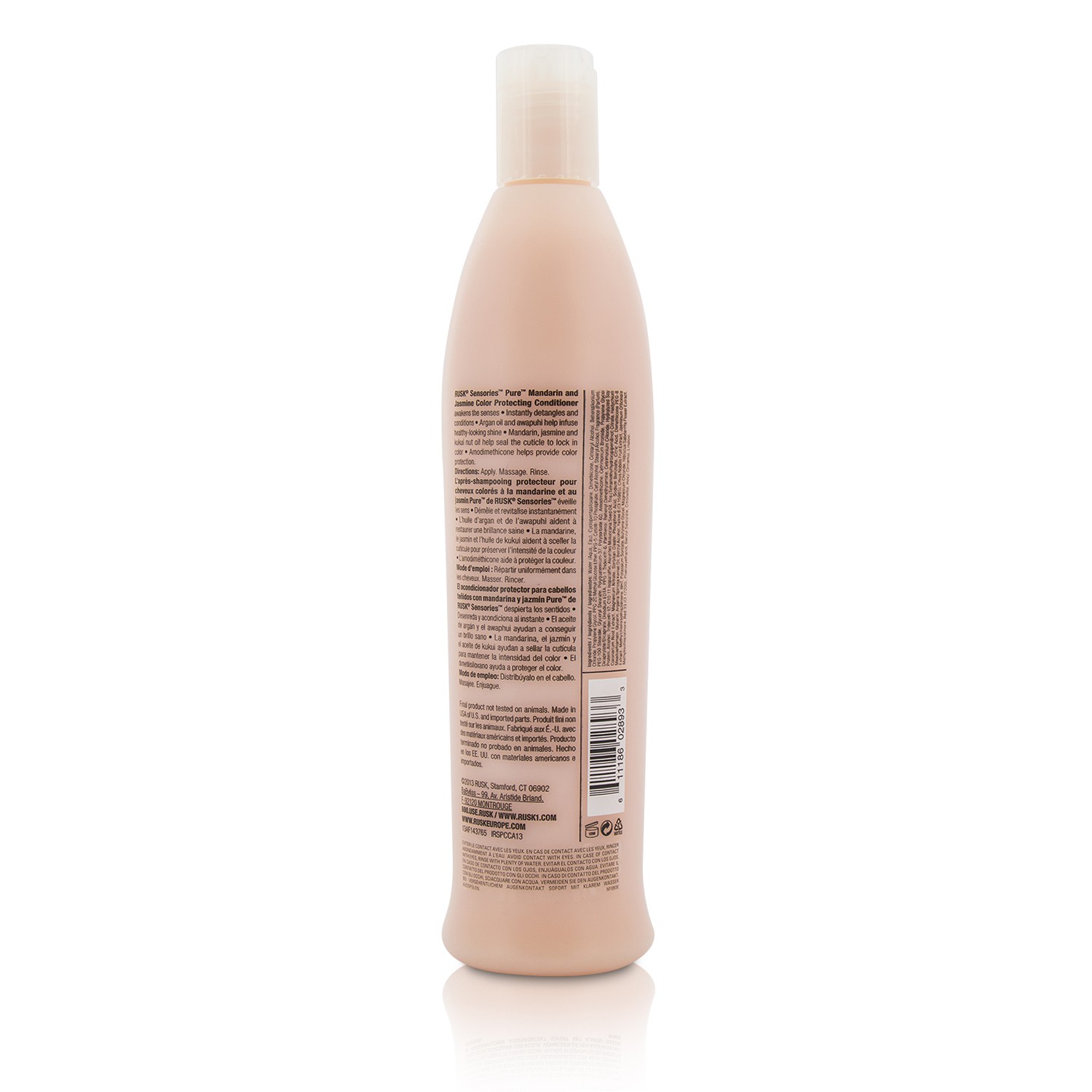 Rusk Sensories Pure Mandarin and Jasmine Vibrant Color Conditioner 400ml/13.5oz