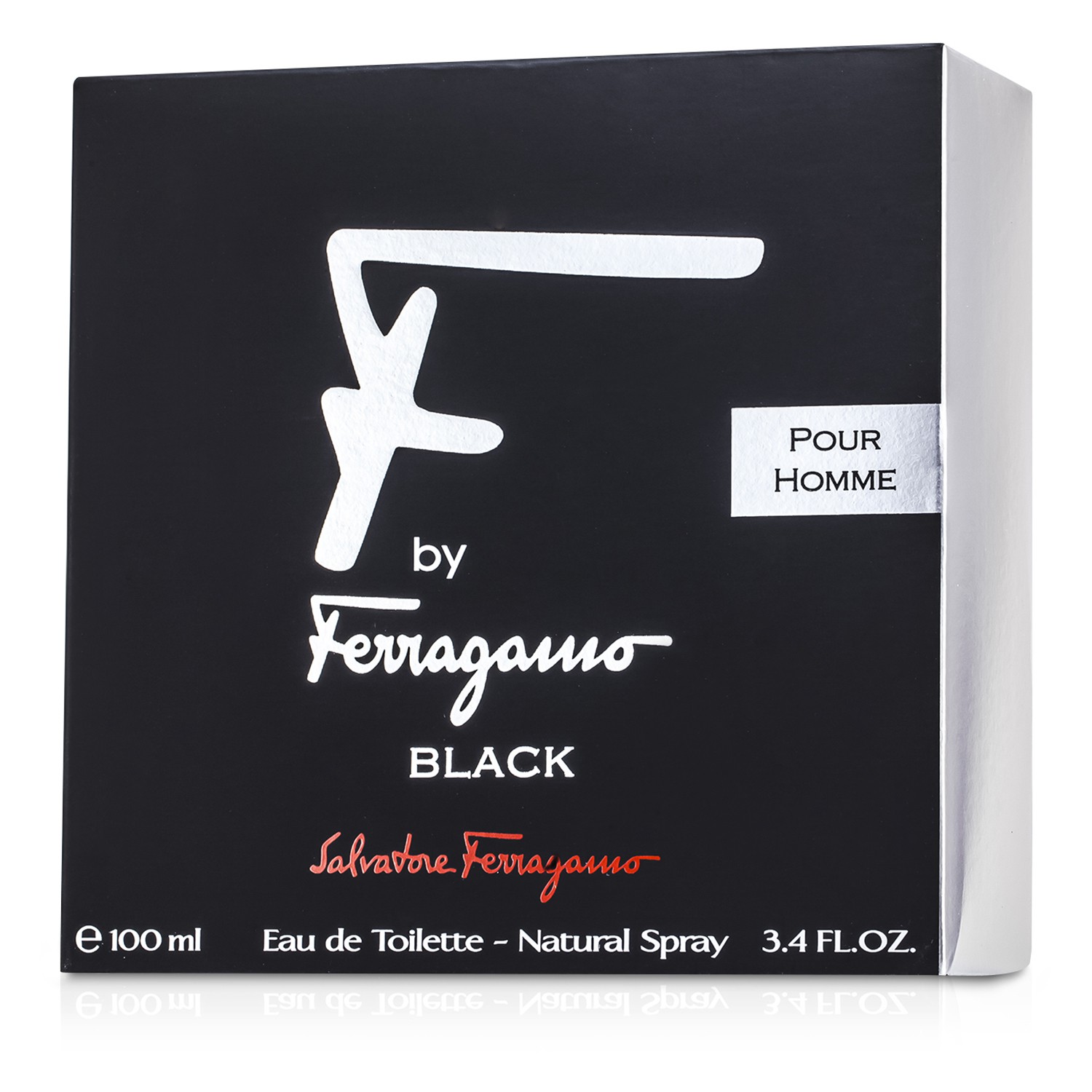 Salvatore Ferragamo F Pour Homme Black Eau De Toilette Spray 100ml/3.4oz